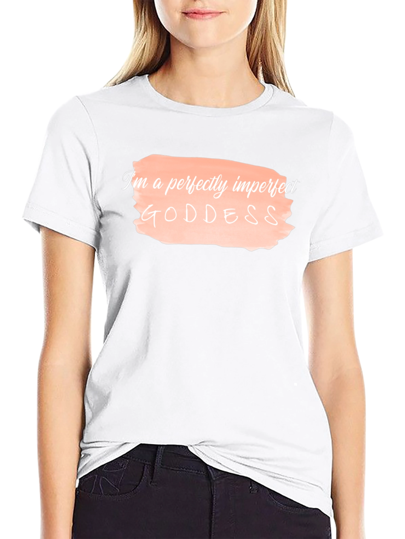Imperfect Goddess Graphic Tee - Black T-Shirt