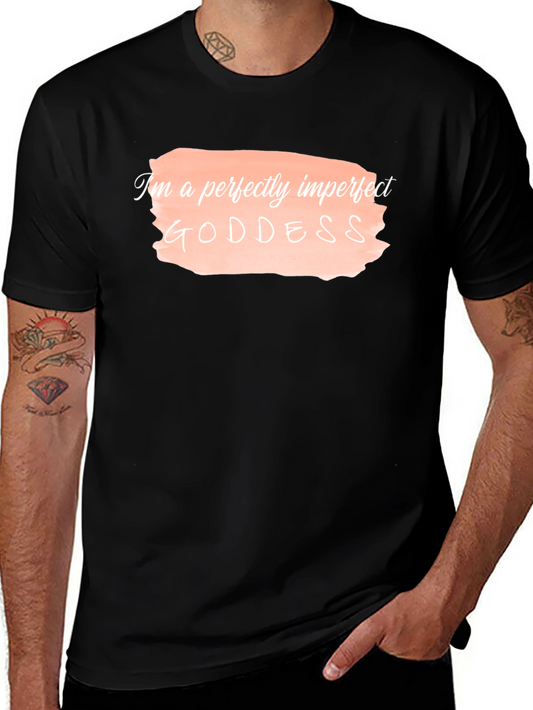 Imperfect Goddess Graphic Tee - Black T-Shirt