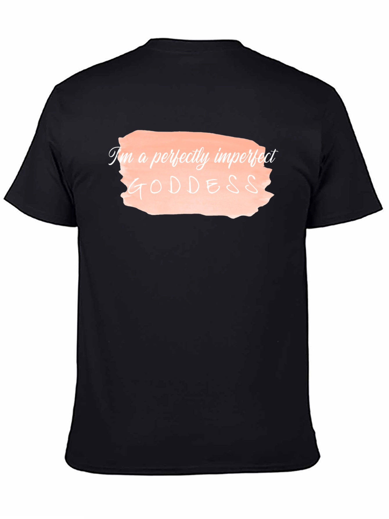 Imperfect Goddess Graphic Tee - Black T-Shirt