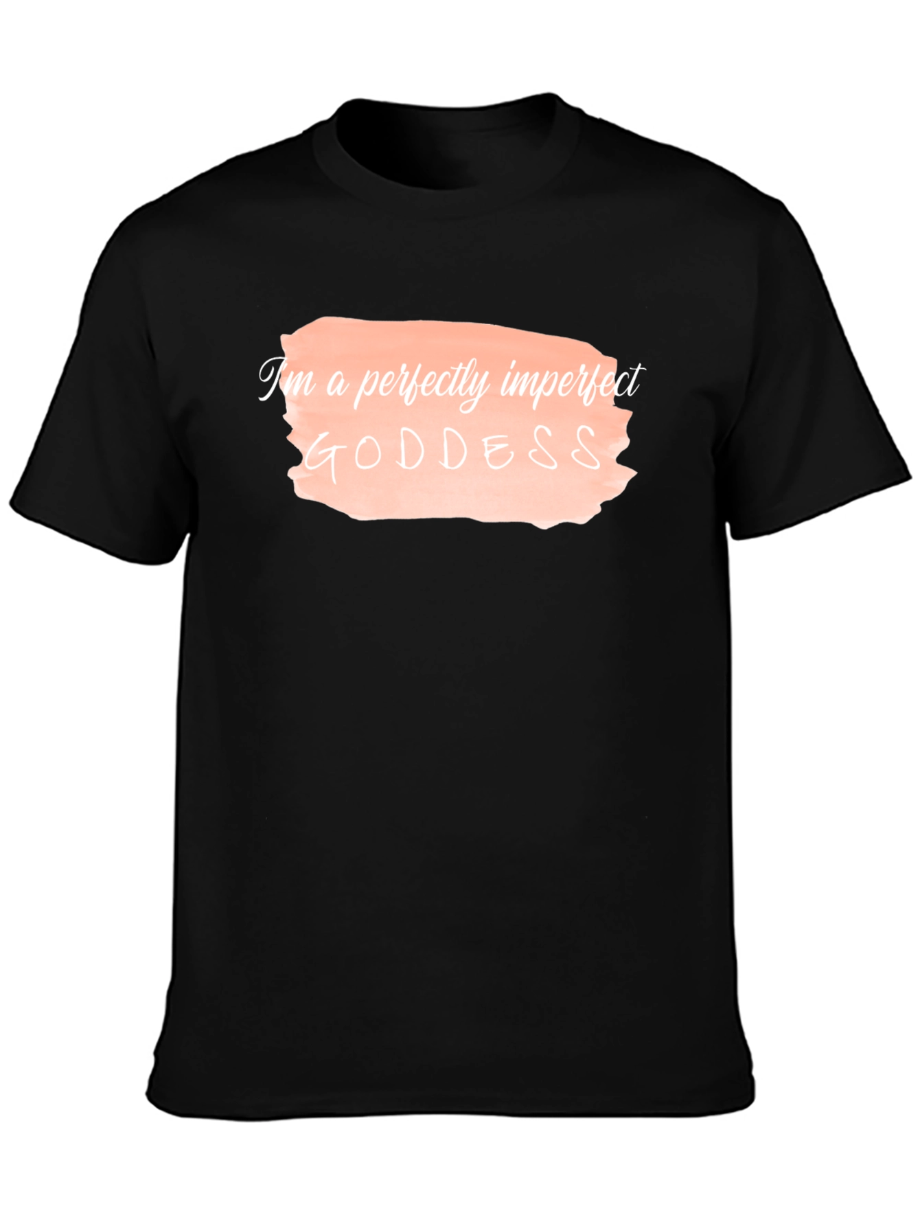 Imperfect Goddess Graphic Tee - Black T-Shirt