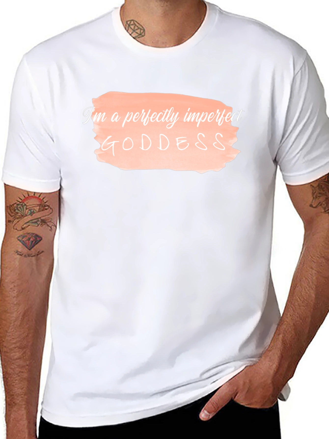 Imperfect Goddess Graphic Tee - Black T-Shirt