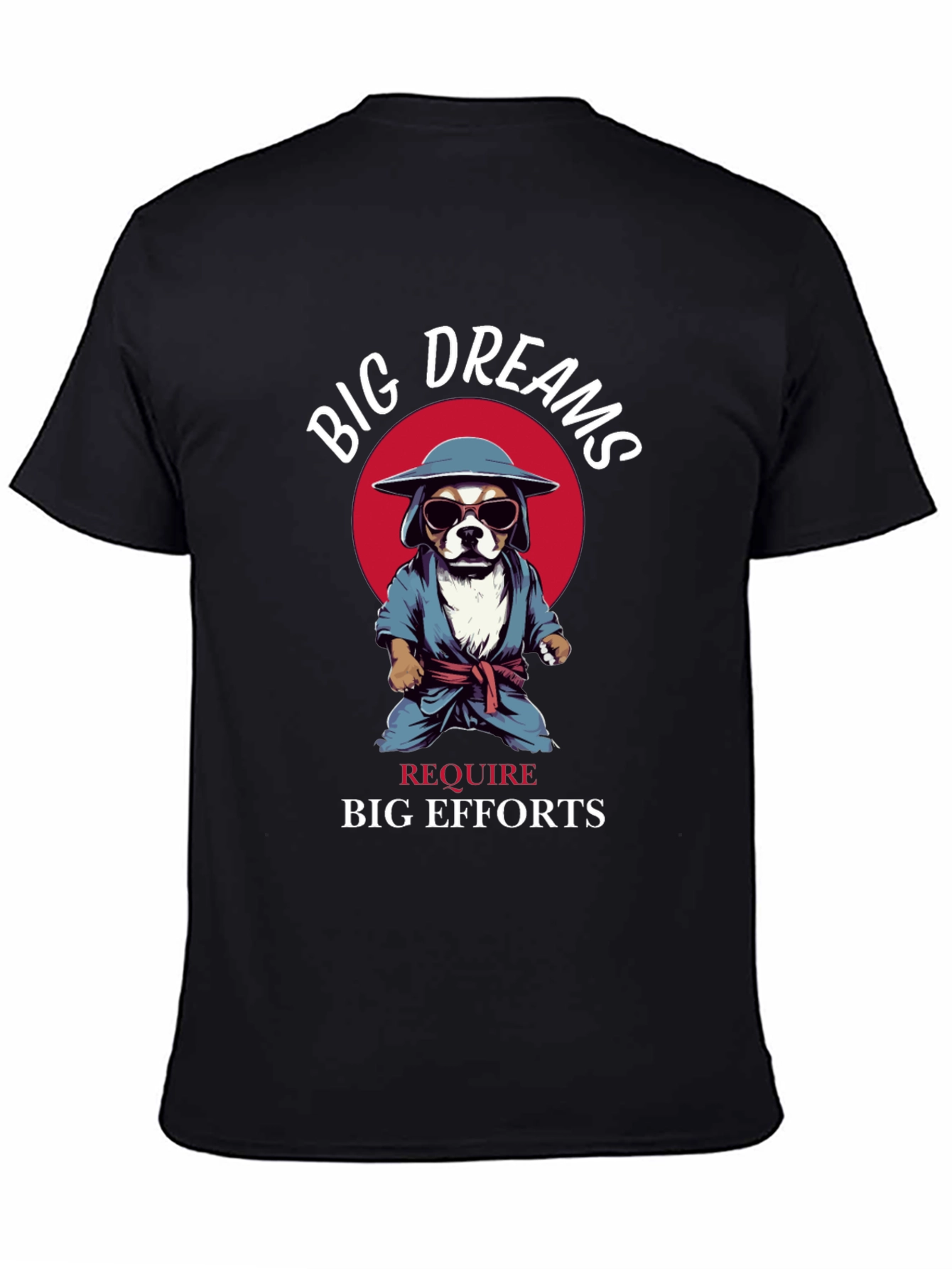 Big Dreams Dog Graphic T-Shirt