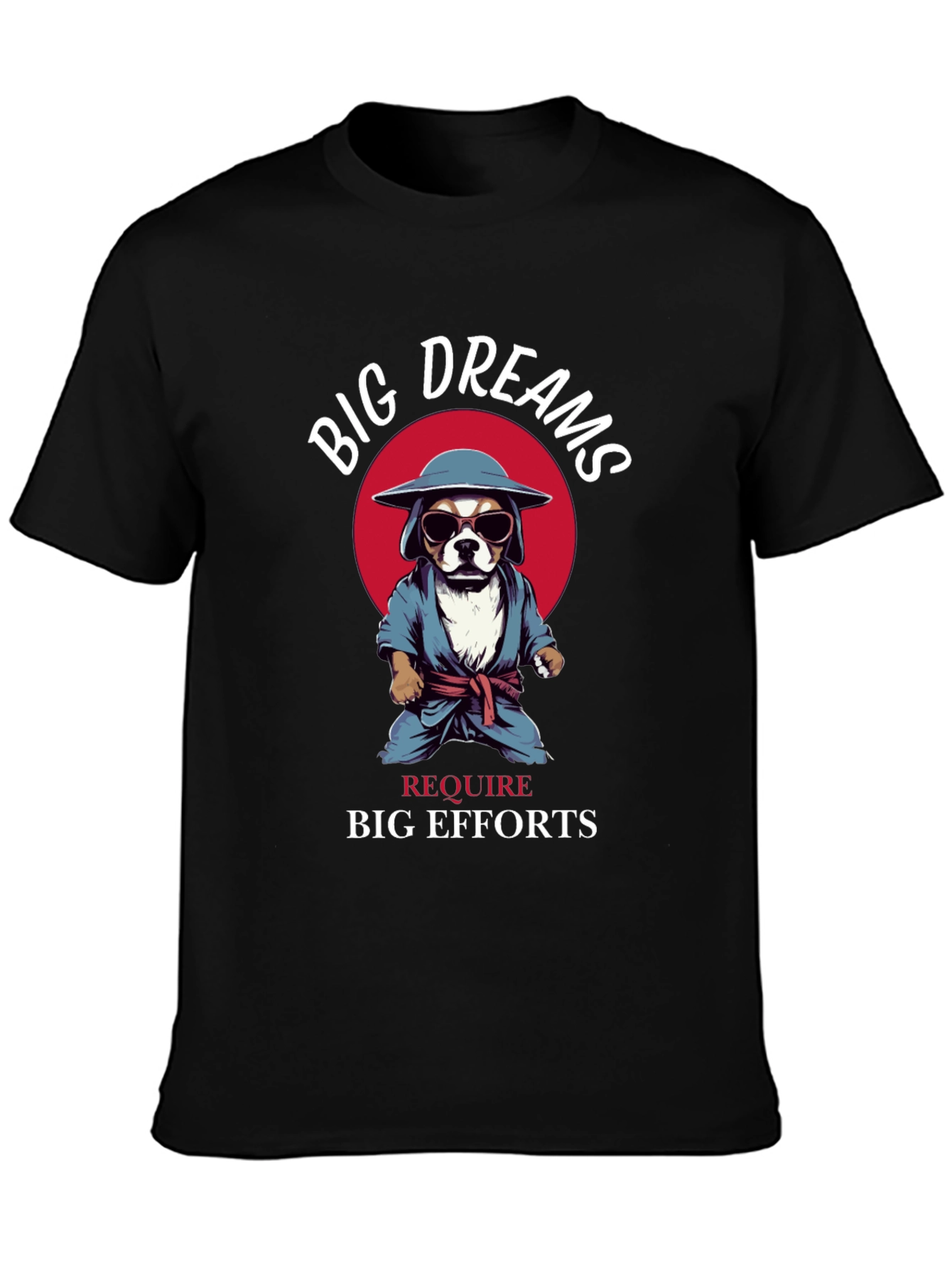 Big Dreams Dog Graphic T-Shirt