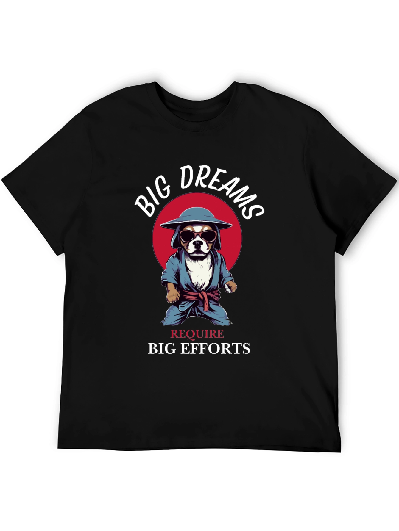 Big Dreams Dog Graphic T-Shirt