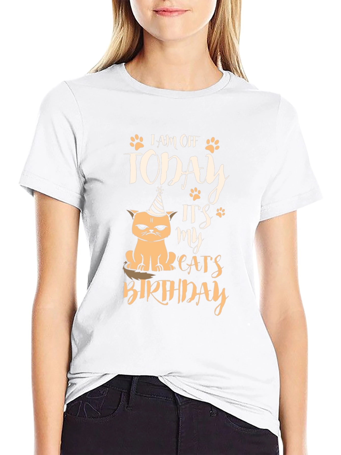 I am Off Today Cat Birthday T-Shirt
