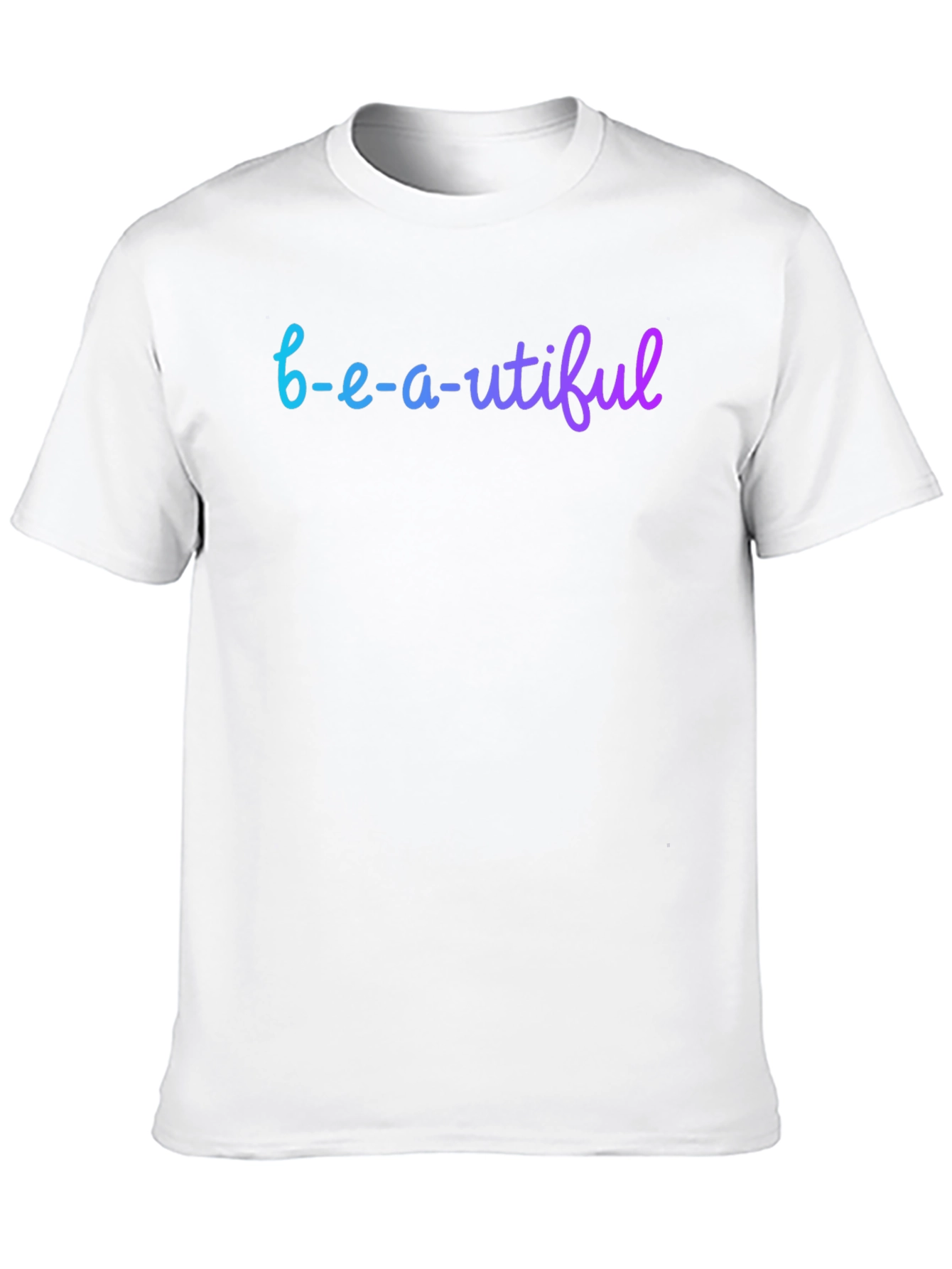 Beautiful Gradient Graphic Tee - Stylish Casual Wear