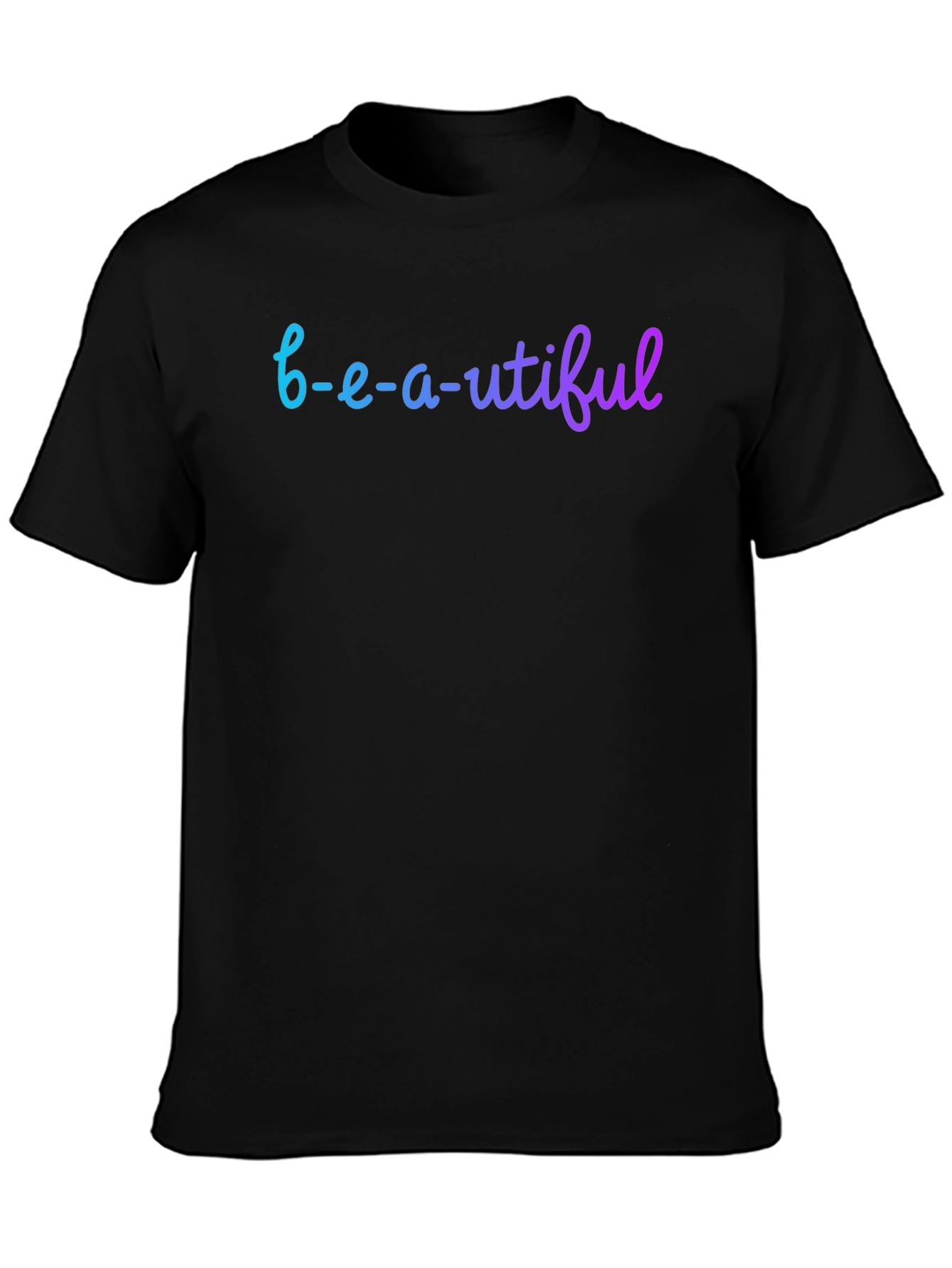 Beautiful Gradient Graphic Tee - Stylish Casual Wear