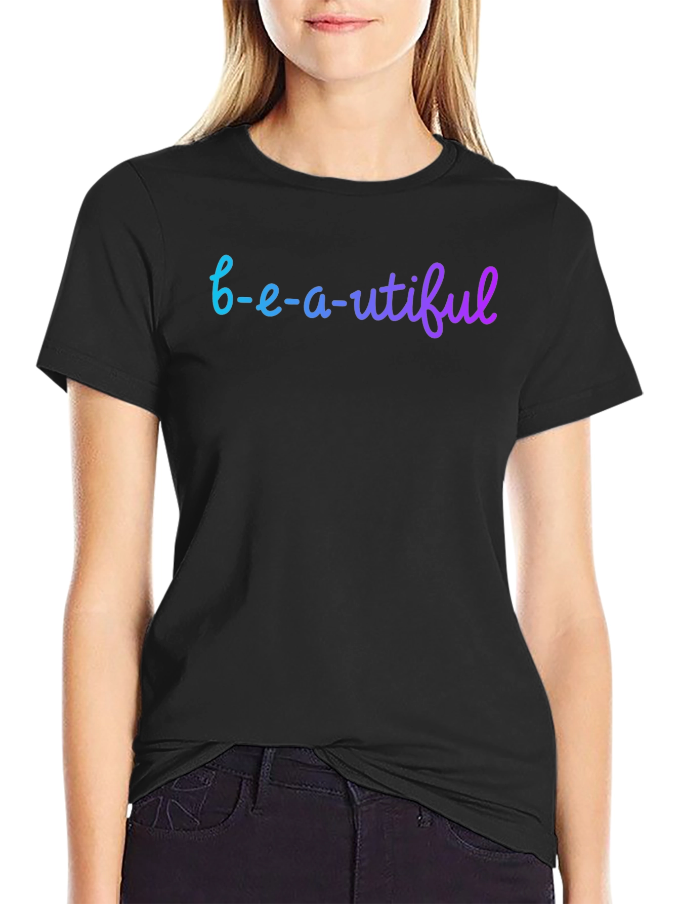 Beautiful Gradient Graphic Tee - Stylish Casual Wear