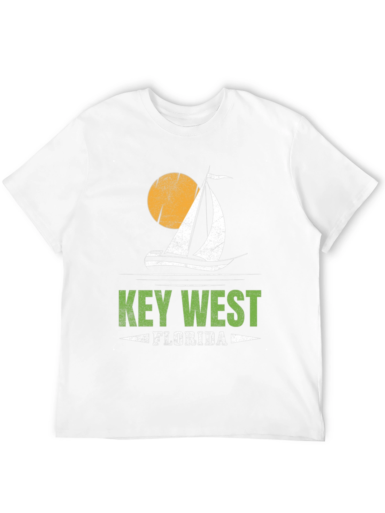 Key West Florida Sailboat Graphic T-Shirt