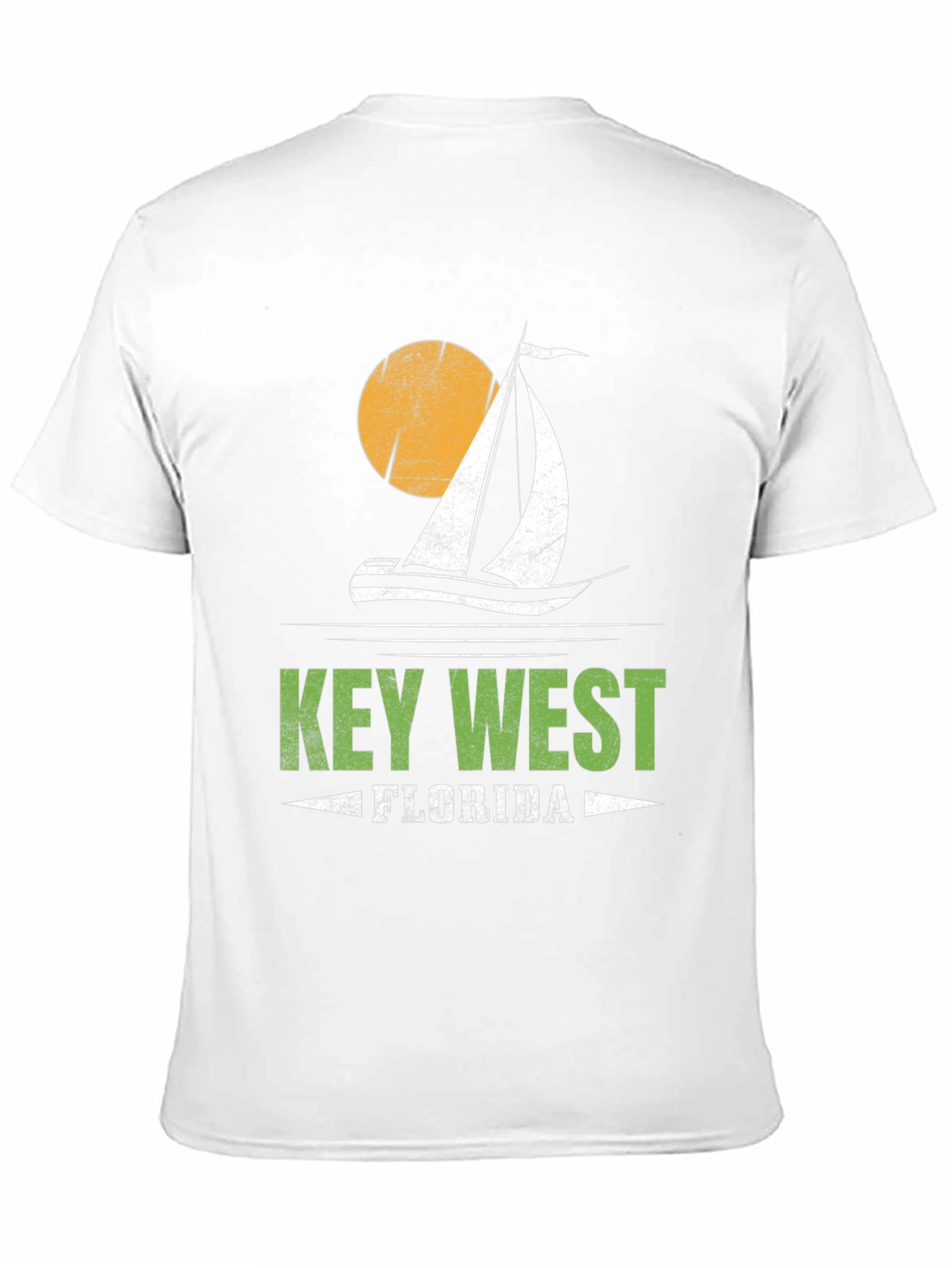 Key West Florida Sailboat Graphic T-Shirt