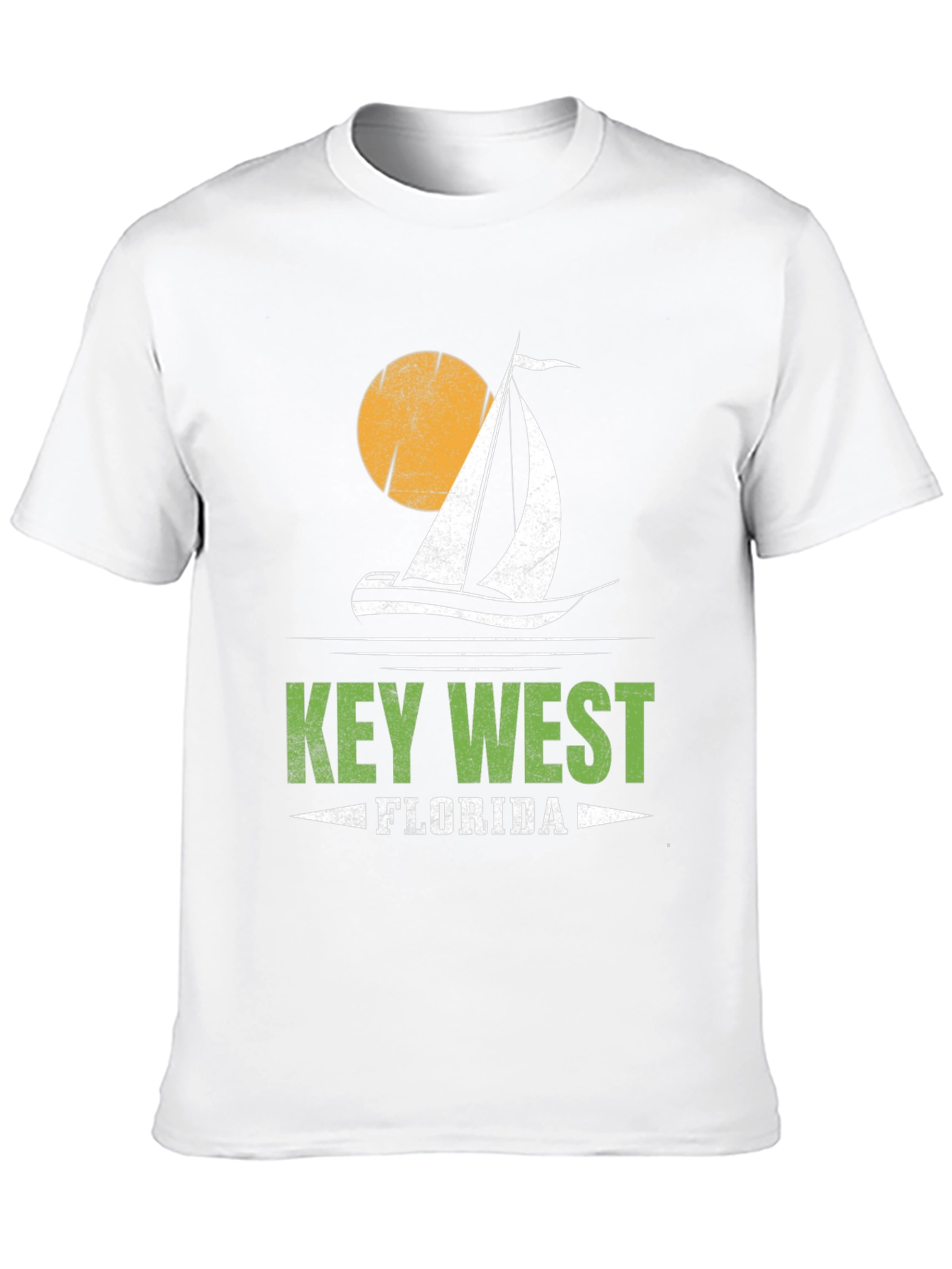 Key West Florida Sailboat Graphic T-Shirt