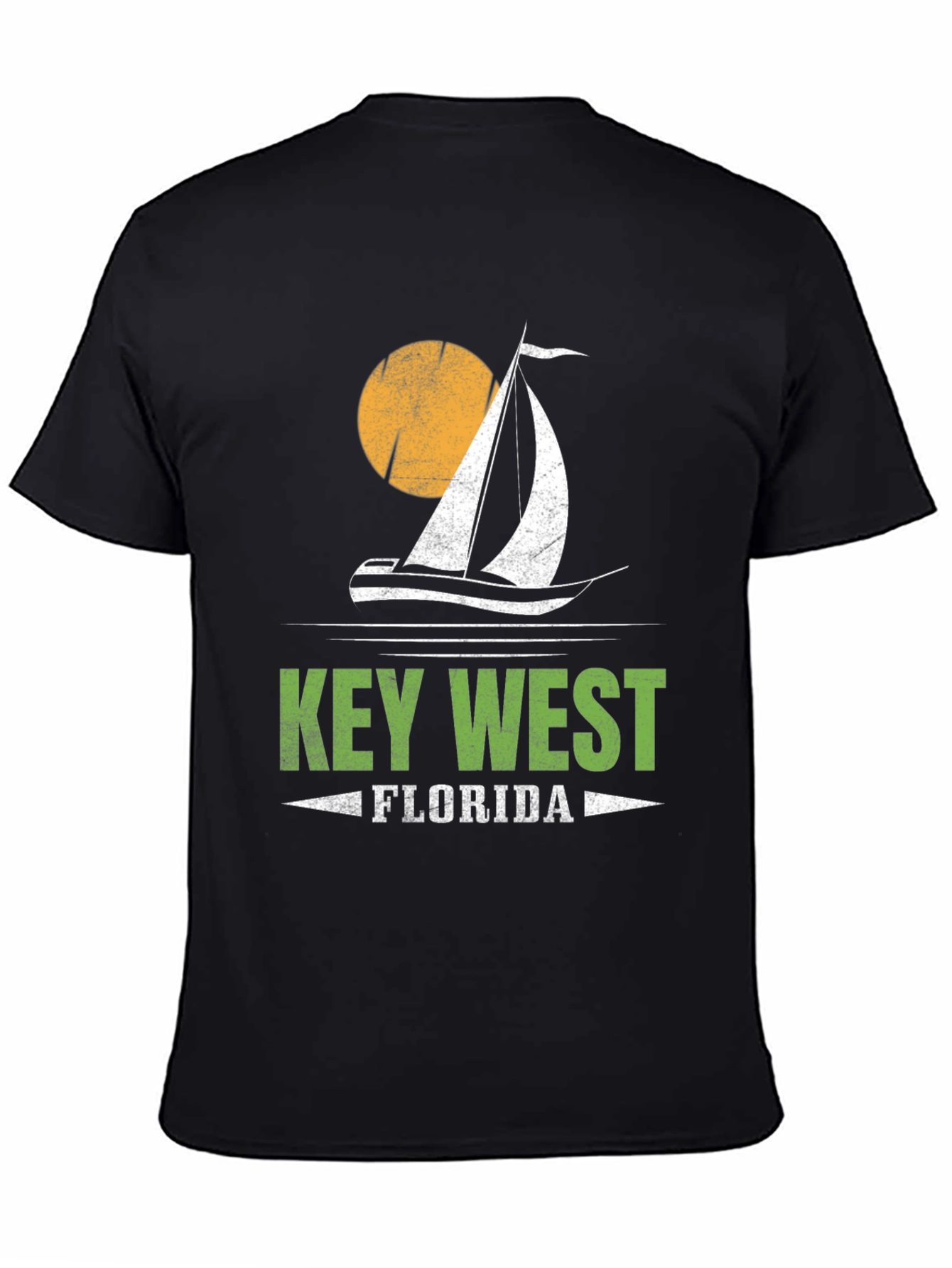 Key West Florida Sailboat Graphic T-Shirt