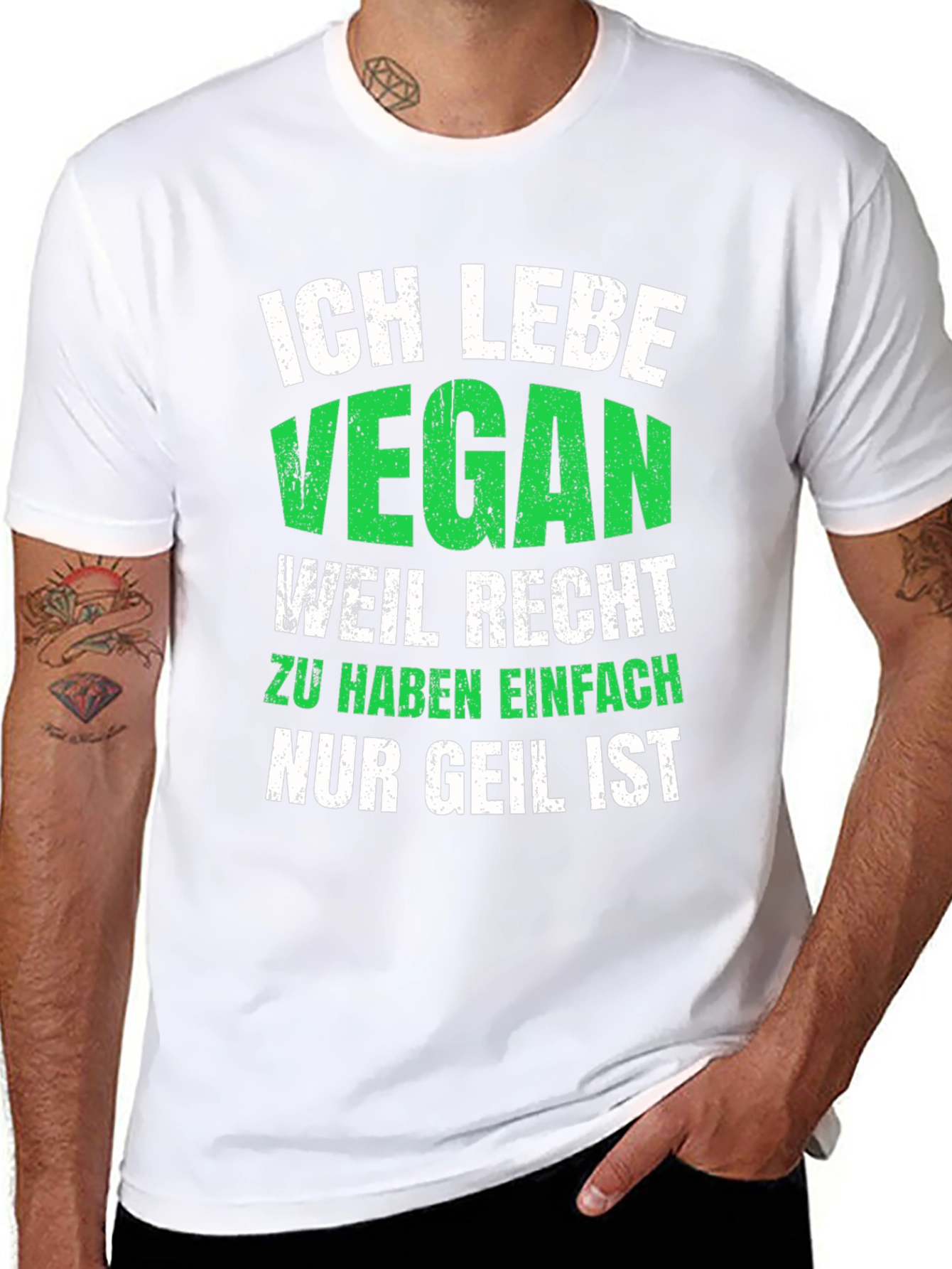 Ich Liebe Vegan T-Shirt - Vegan Lifestyle Tee