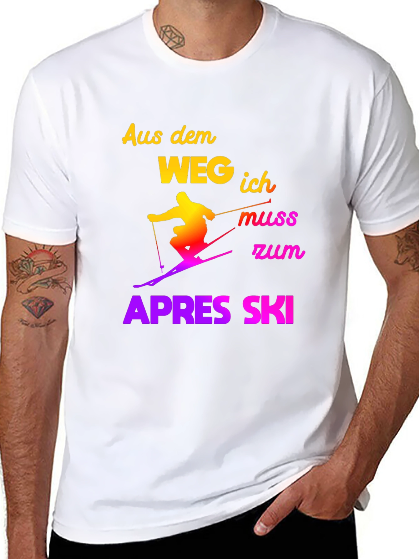 Apres Ski T-Shirt Skiing Humor Tee