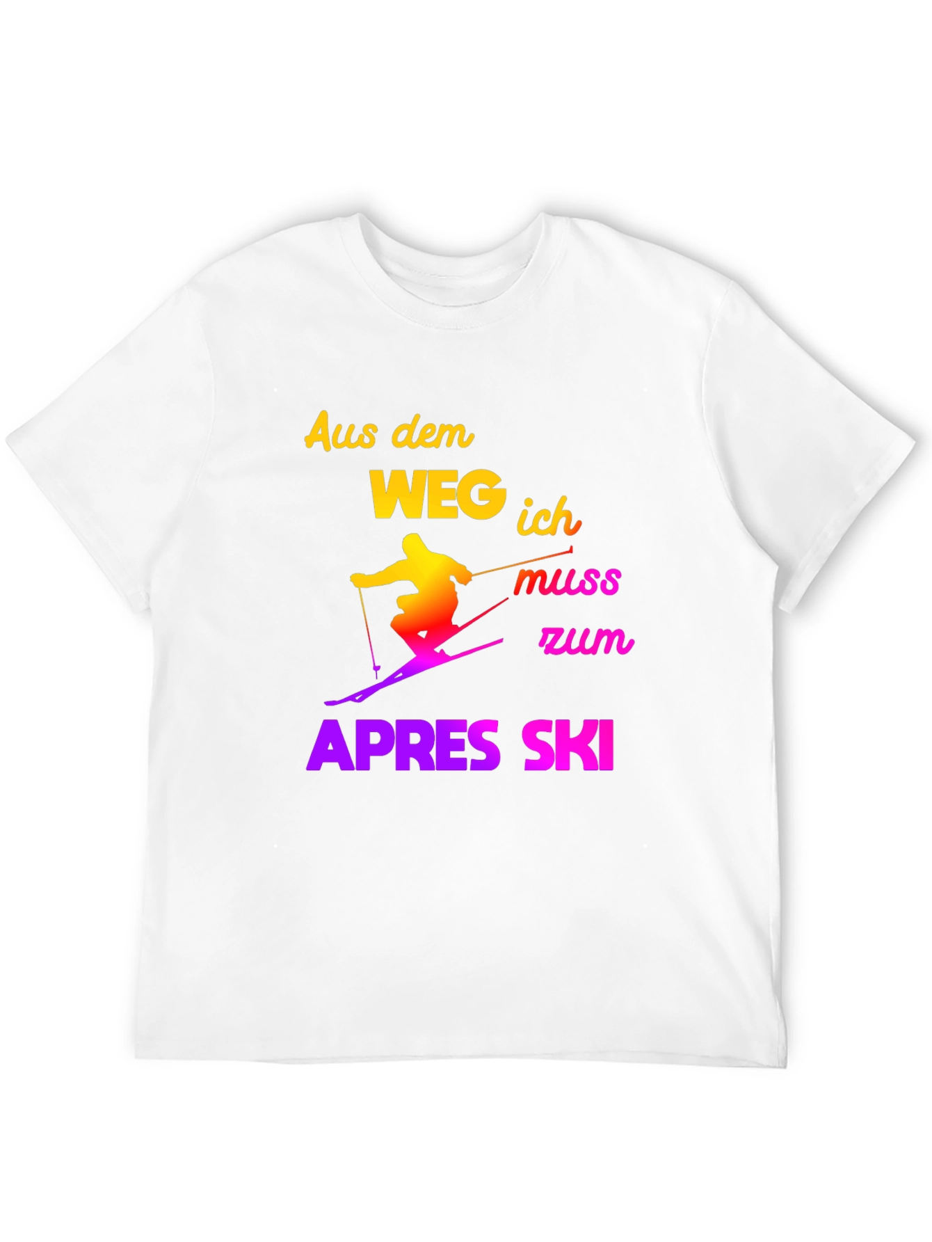 Apres Ski T-Shirt Skiing Humor Tee
