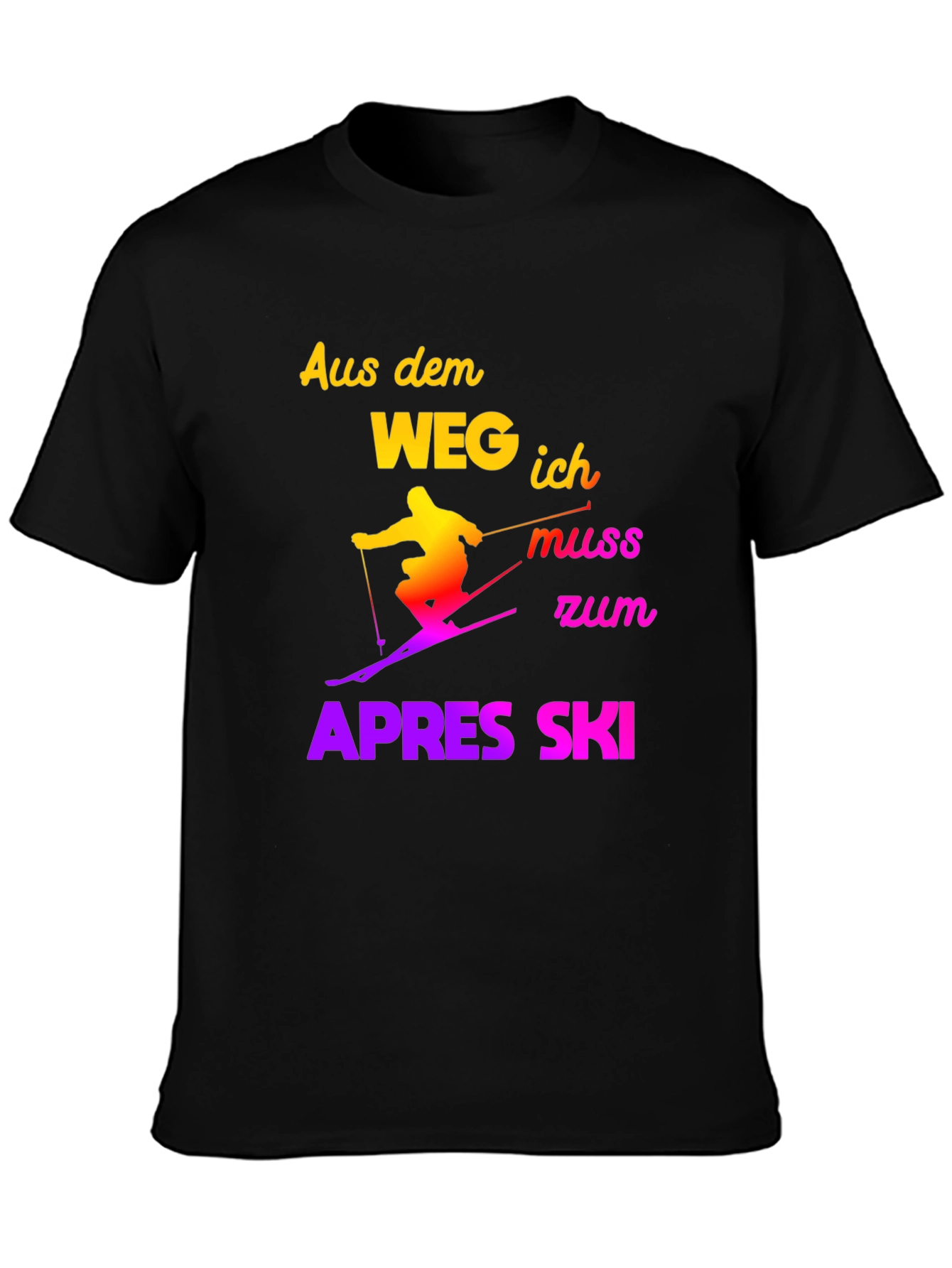 Apres Ski T-Shirt Skiing Humor Tee