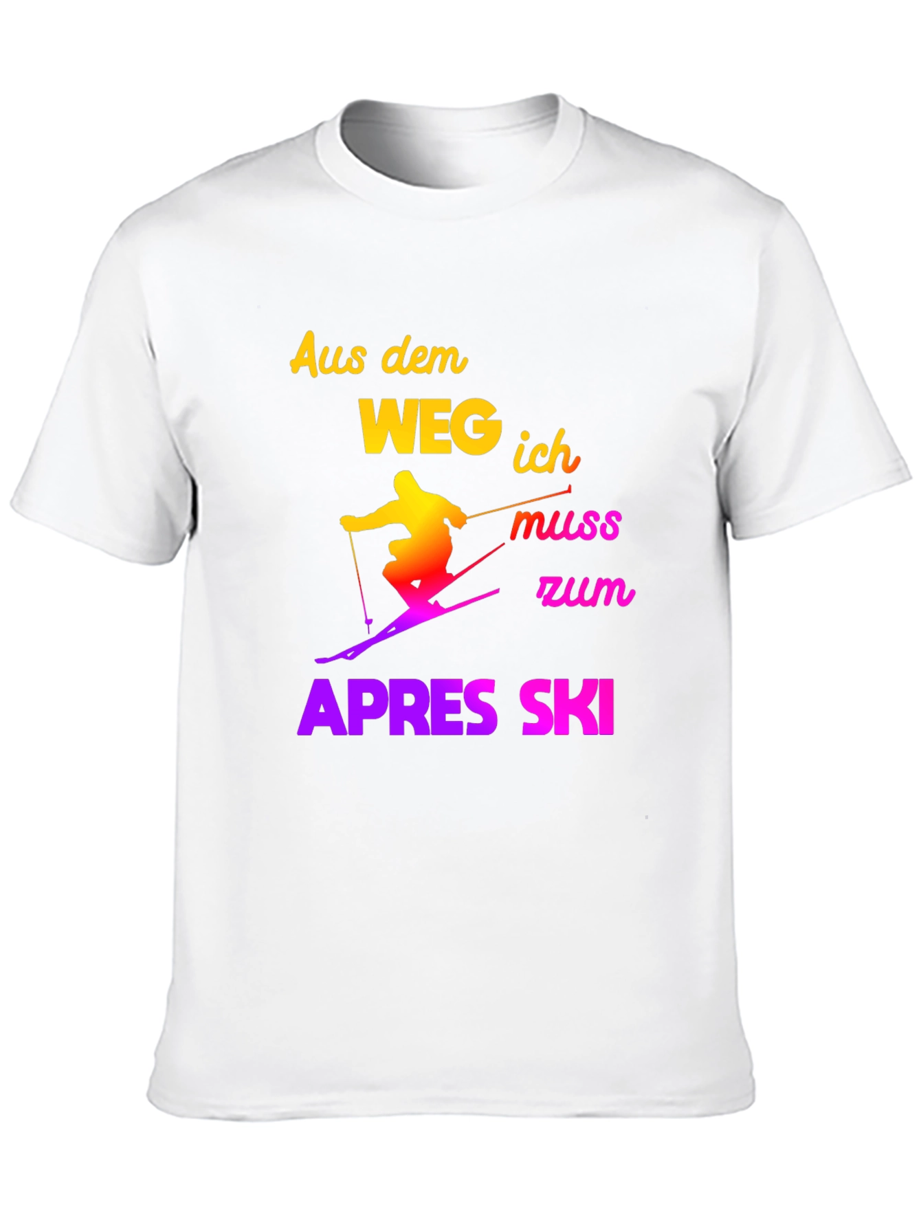 Apres Ski T-Shirt Skiing Humor Tee