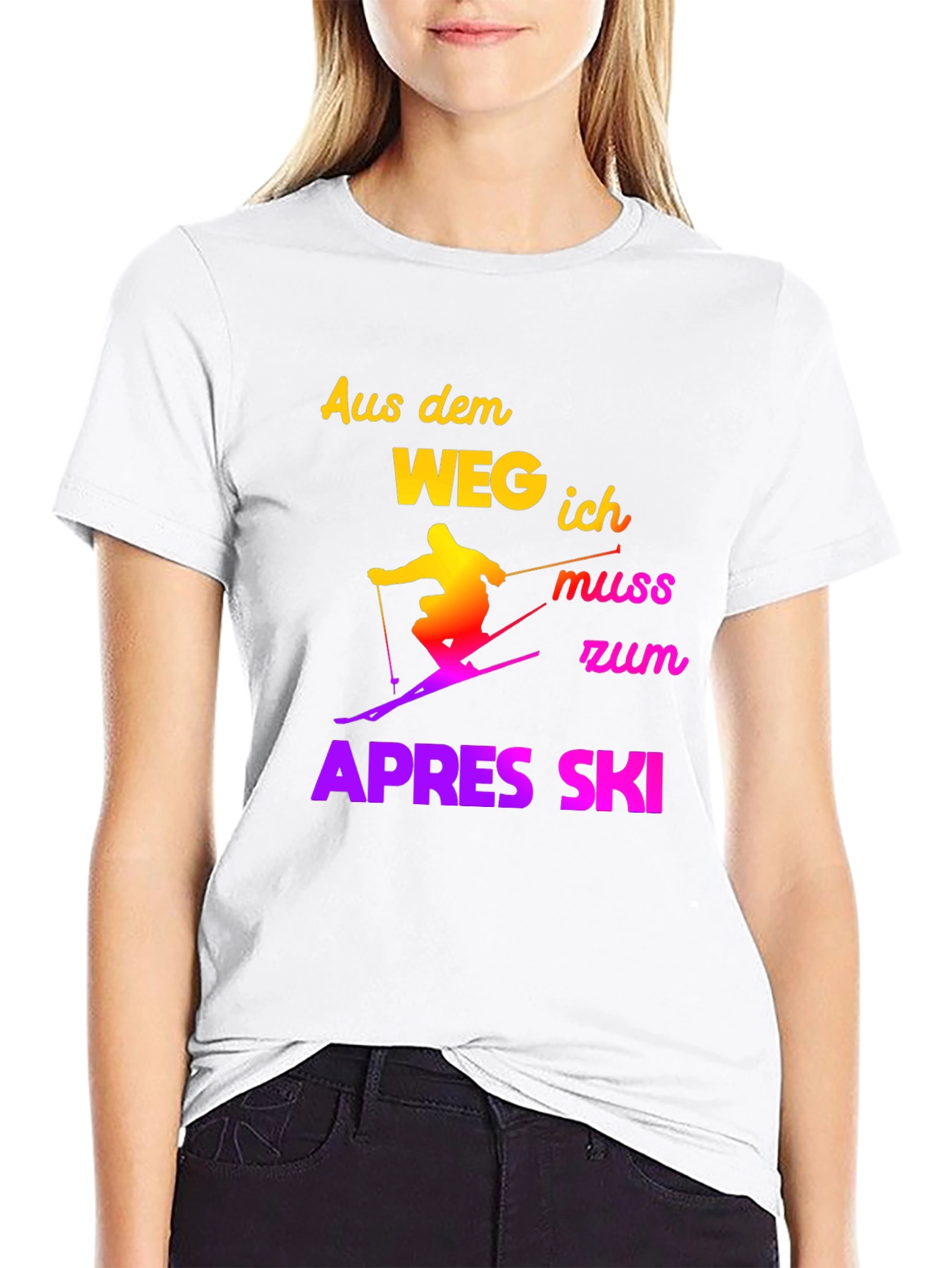 Apres Ski T-Shirt Skiing Humor Tee