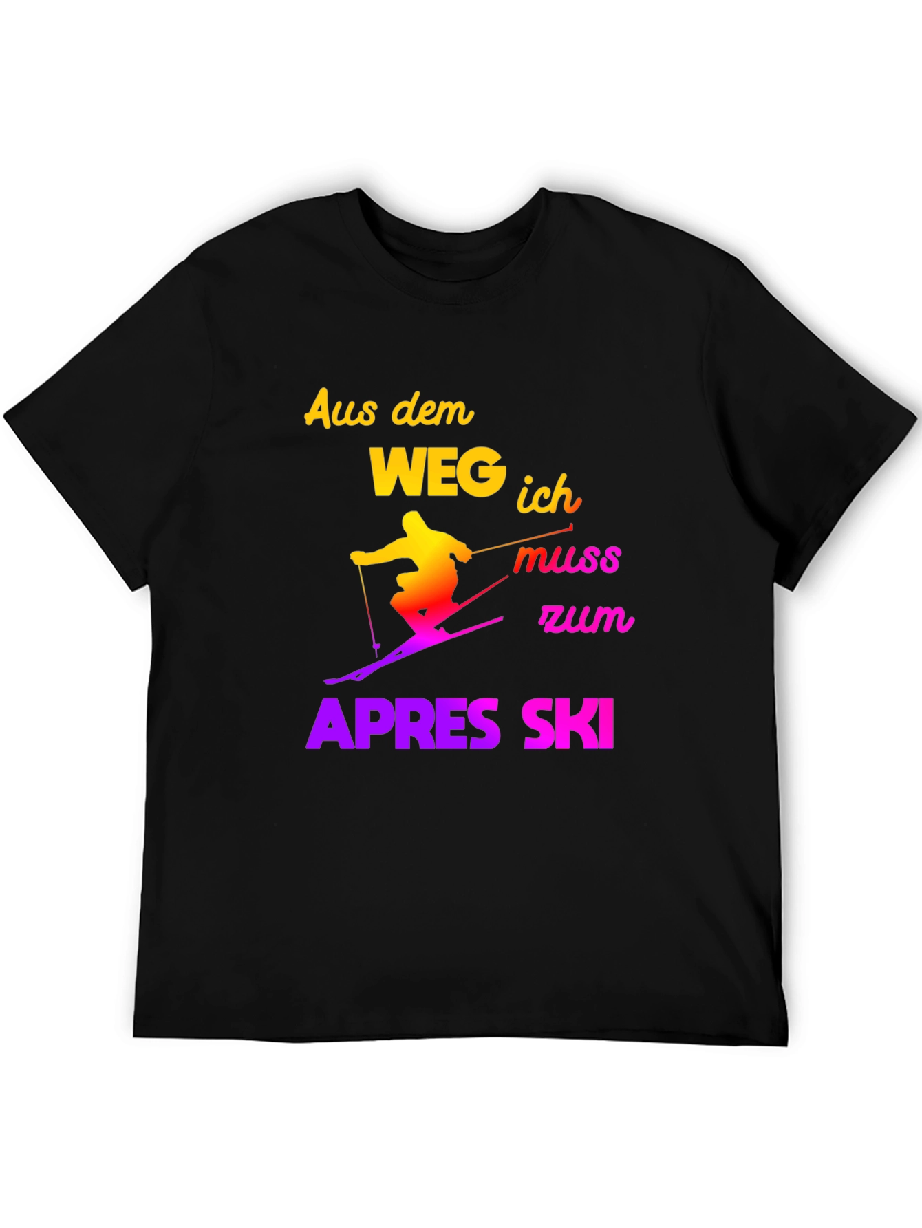 Apres Ski T-Shirt Skiing Humor Tee
