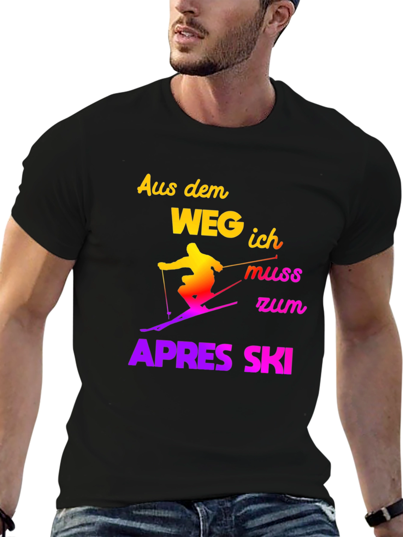 Apres Ski T-Shirt Skiing Humor Tee