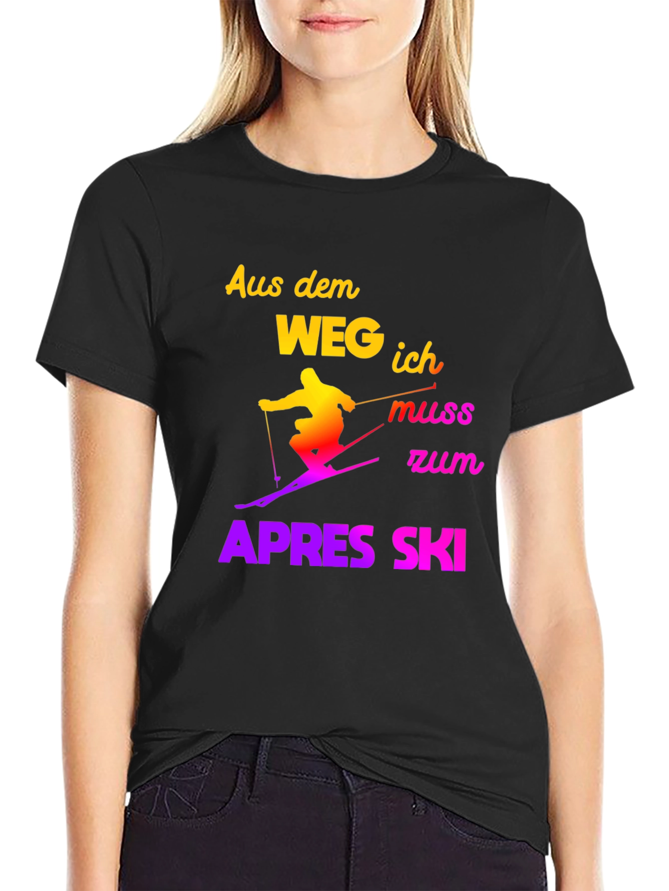 Apres Ski T-Shirt Skiing Humor Tee