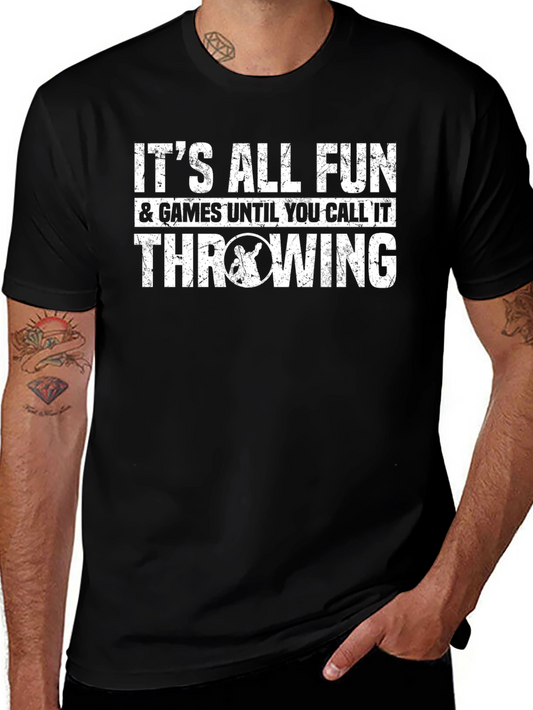 Funny Throwing Games T-Shirt for Gamers