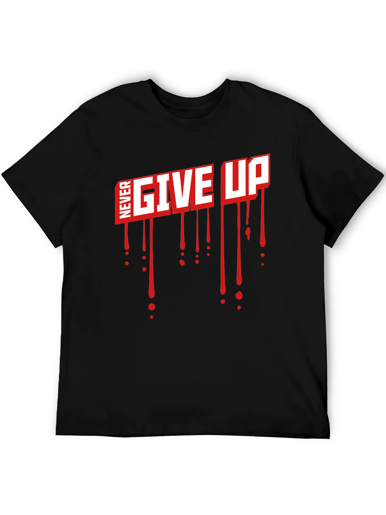 Never Give Up Graphic T-Shirt