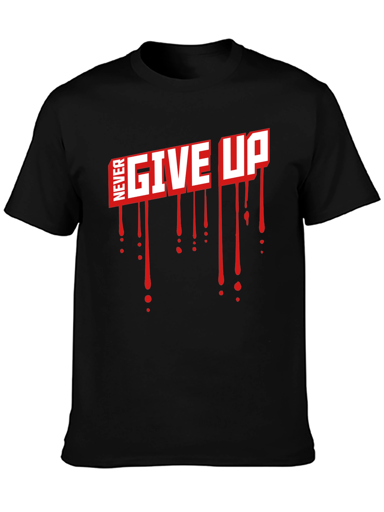 Never Give Up Graphic T-Shirt