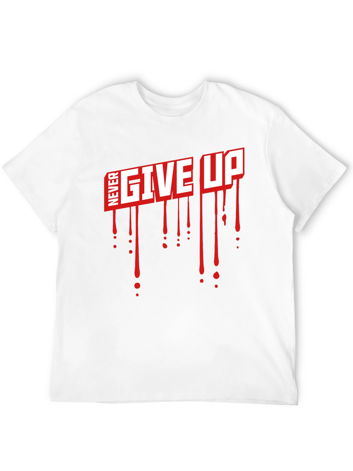 Never Give Up Graphic T-Shirt