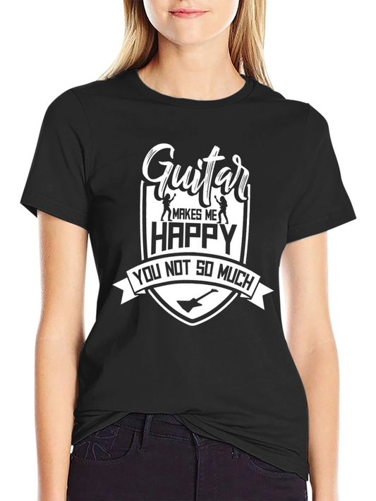 Guitar Makes Me Happy T-Shirt