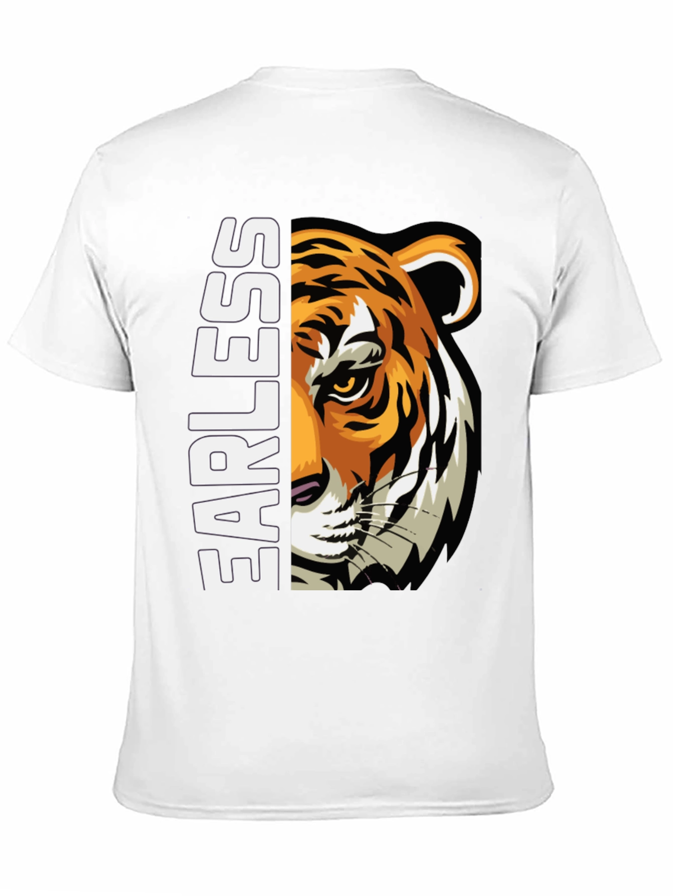 Fearless Tiger Graphic T-Shirt - Bold Design