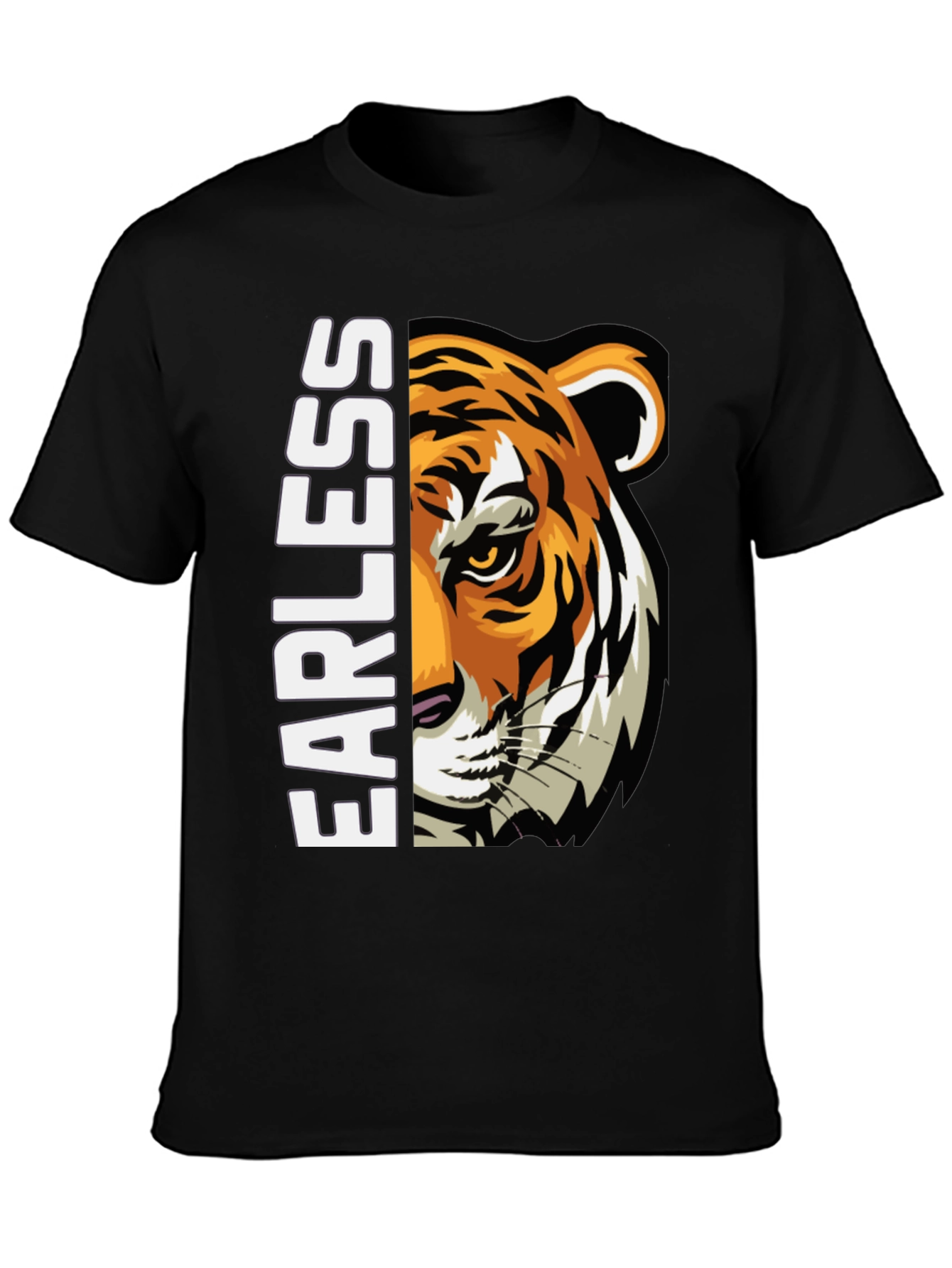 Fearless Tiger Graphic T-Shirt - Bold Design