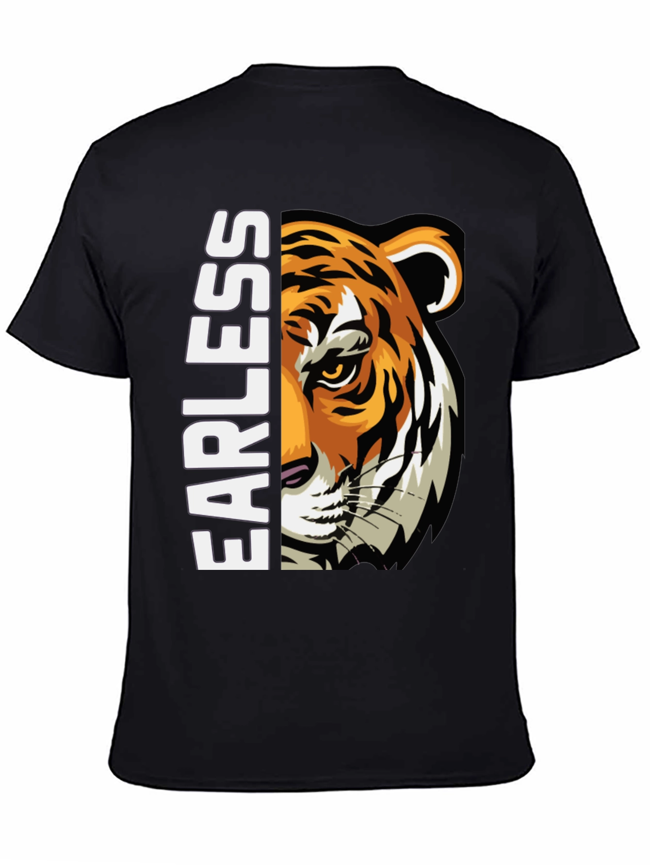 Fearless Tiger Graphic T-Shirt - Bold Design