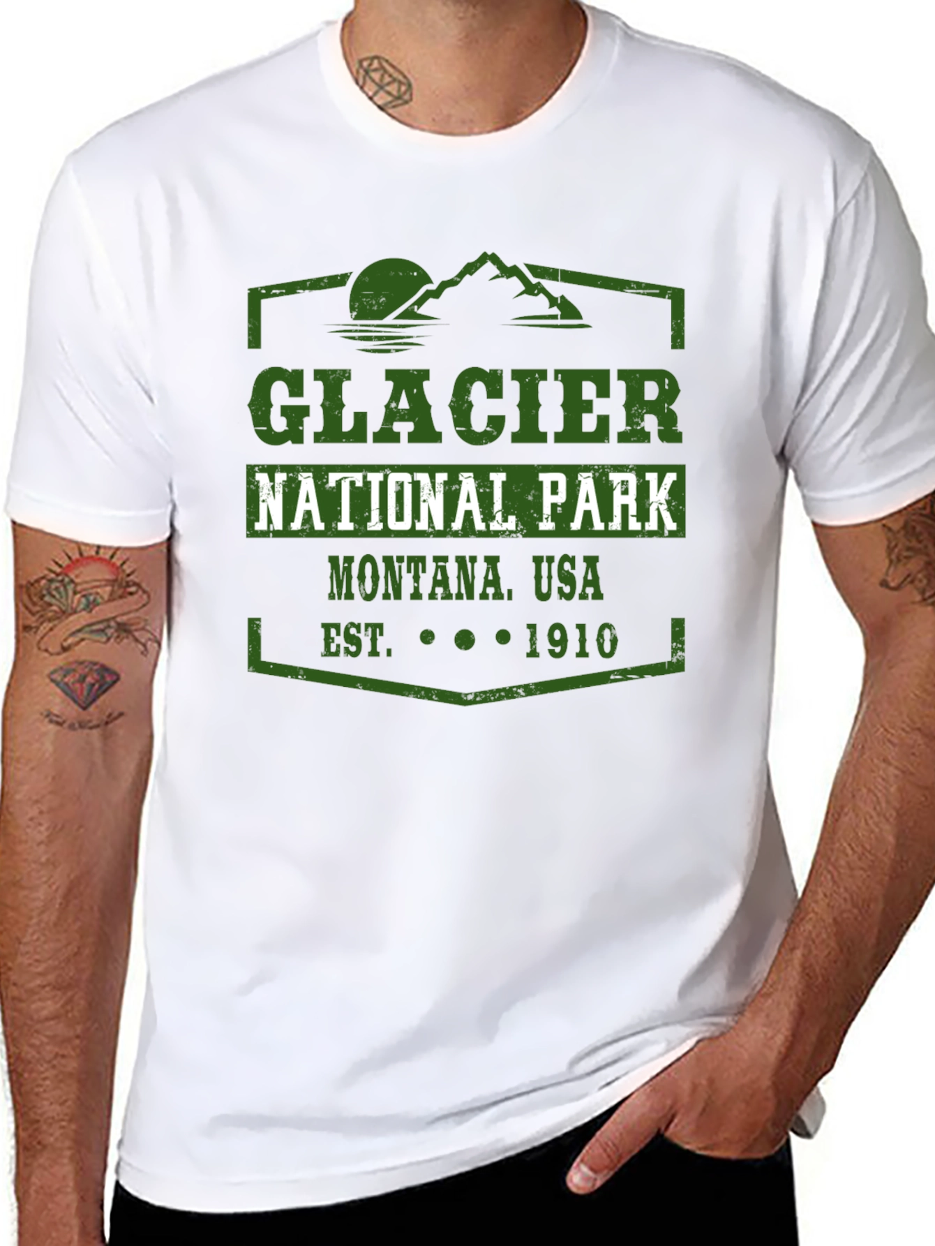 Glacier National Park Montana USA T-Shirt