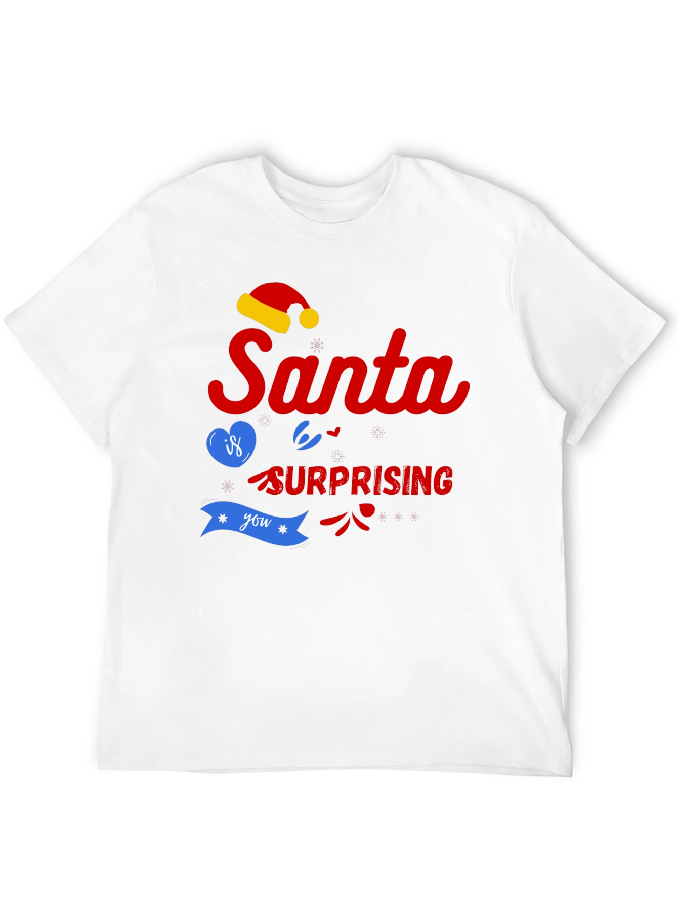 Santa Surprising You Graphic Tee