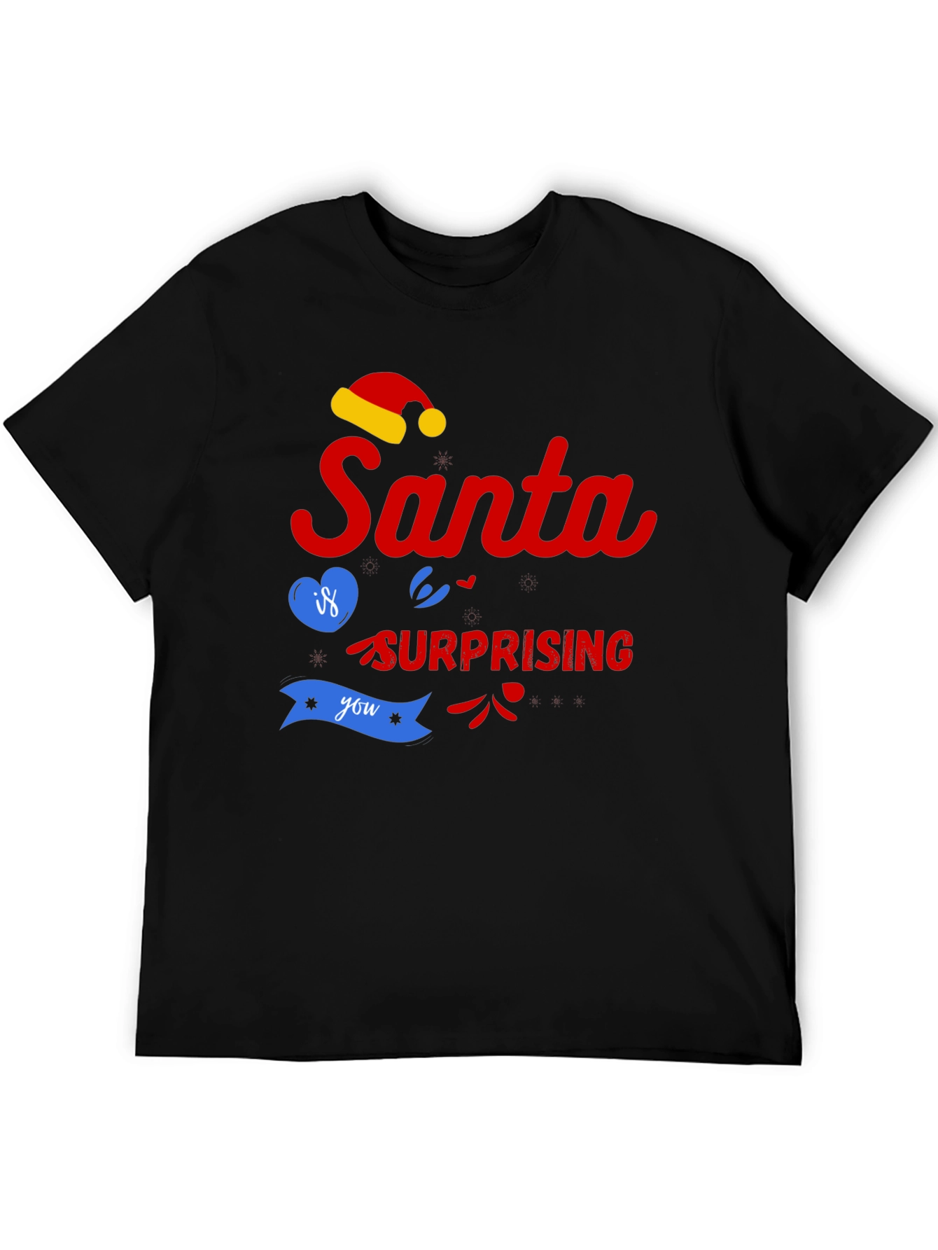Santa Surprising You Graphic Tee