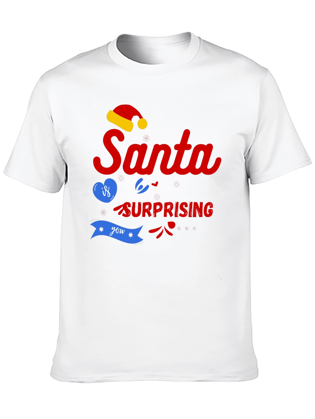 Santa Surprising You Graphic Tee
