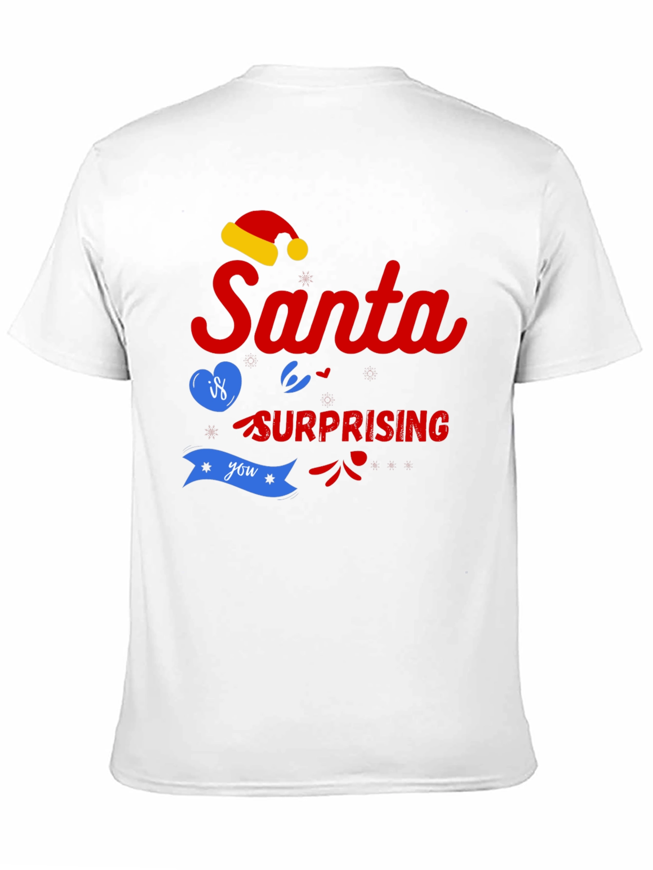 Santa Surprising You Graphic Tee