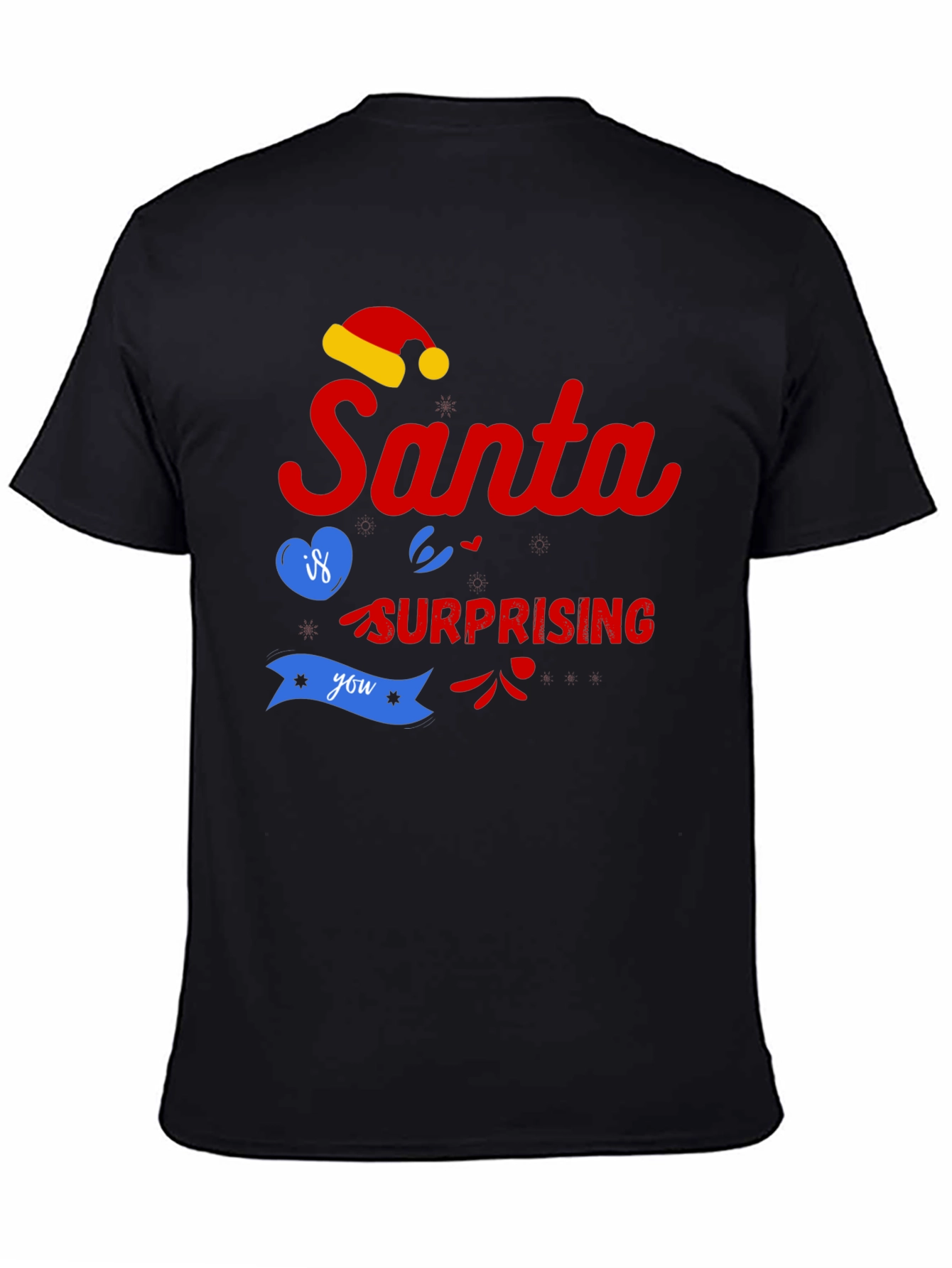 Santa Surprising You Graphic Tee