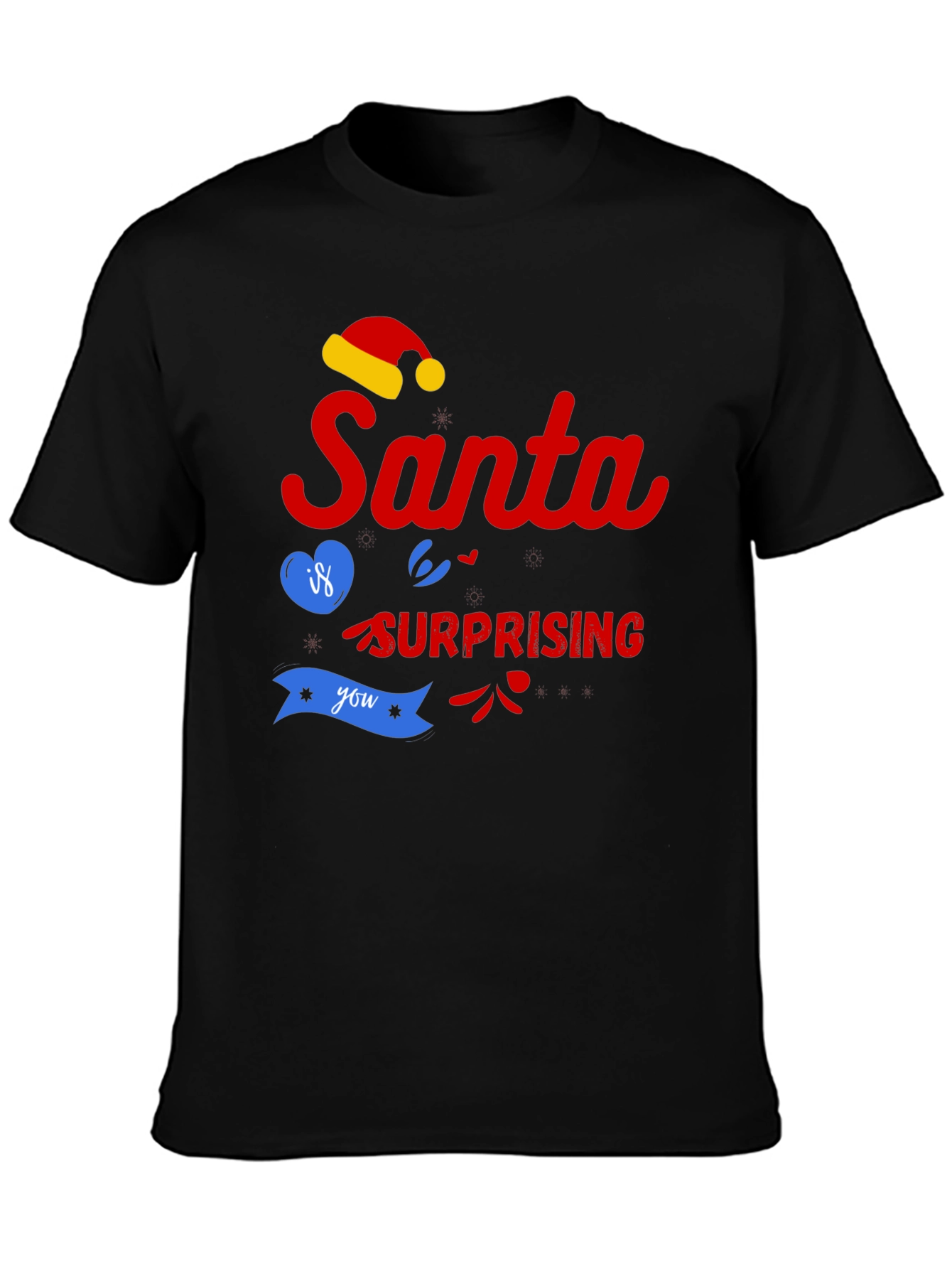 Santa Surprising You Graphic Tee