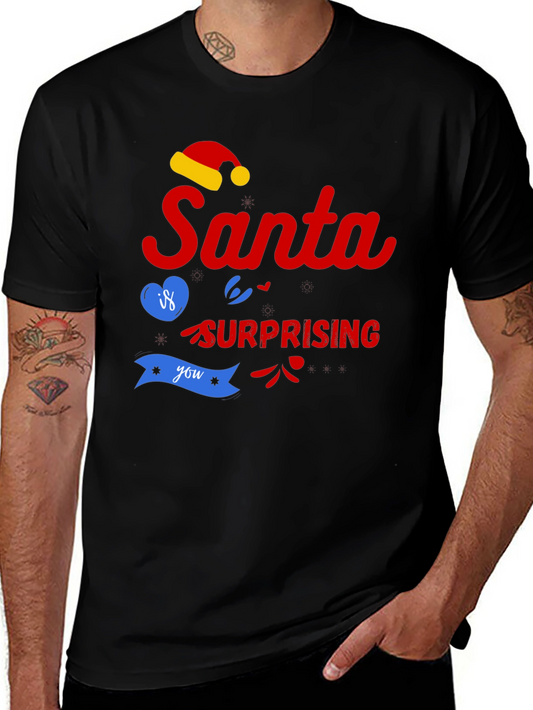 Santa Surprising You Graphic Tee