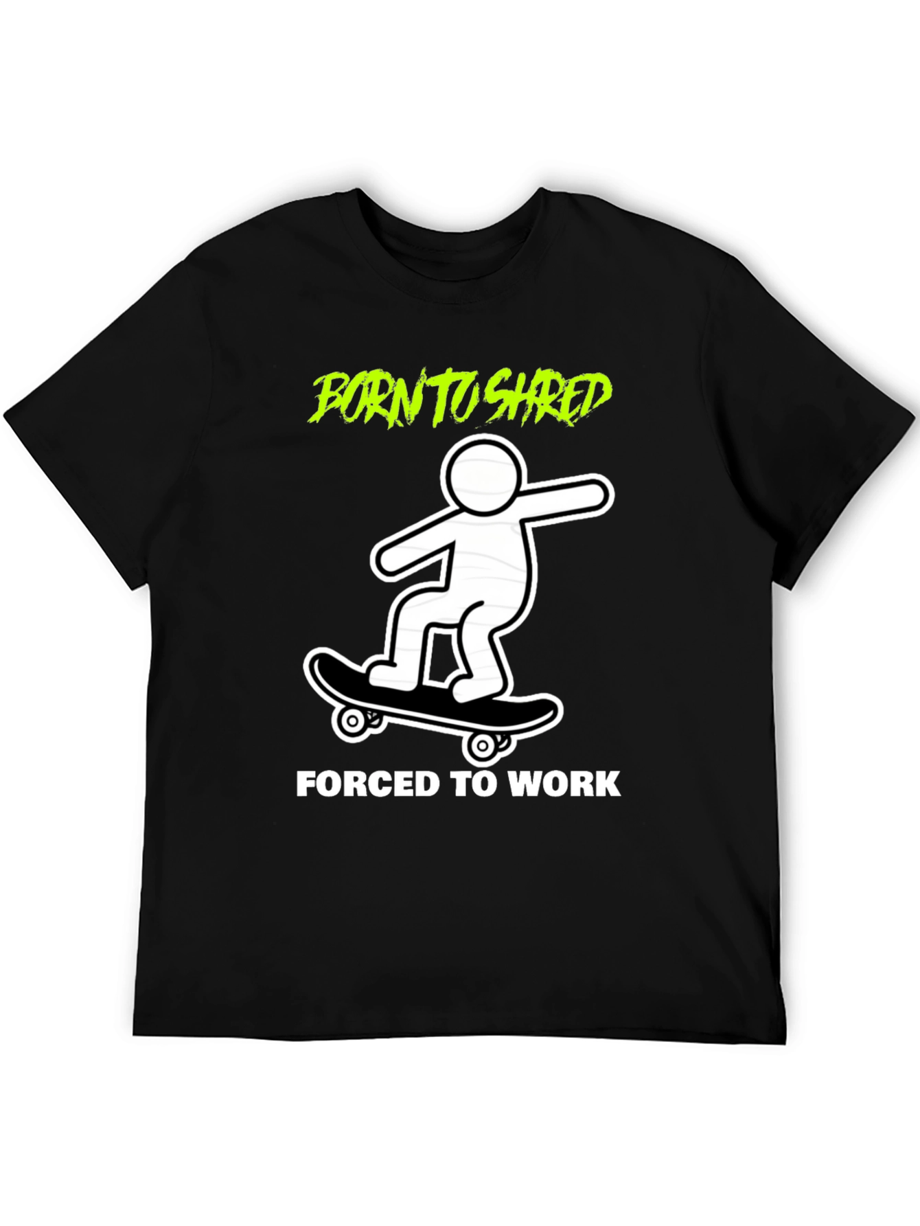 Born to Shred Skateboard Graphic Tee