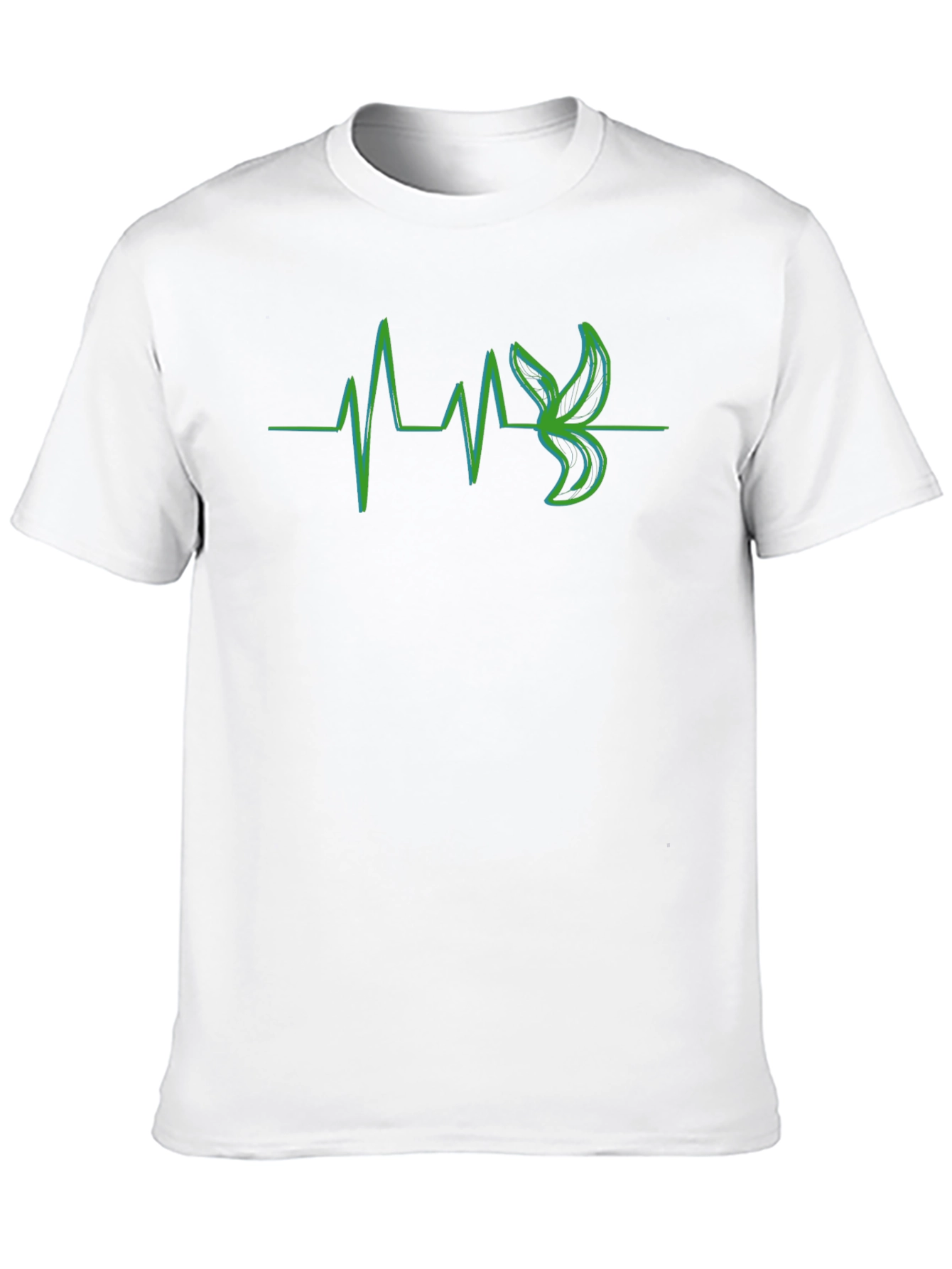 Heartbeat Mermaid Tail Graphic Tee