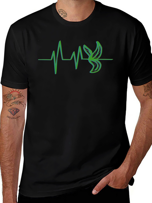 Heartbeat Mermaid Tail Graphic Tee