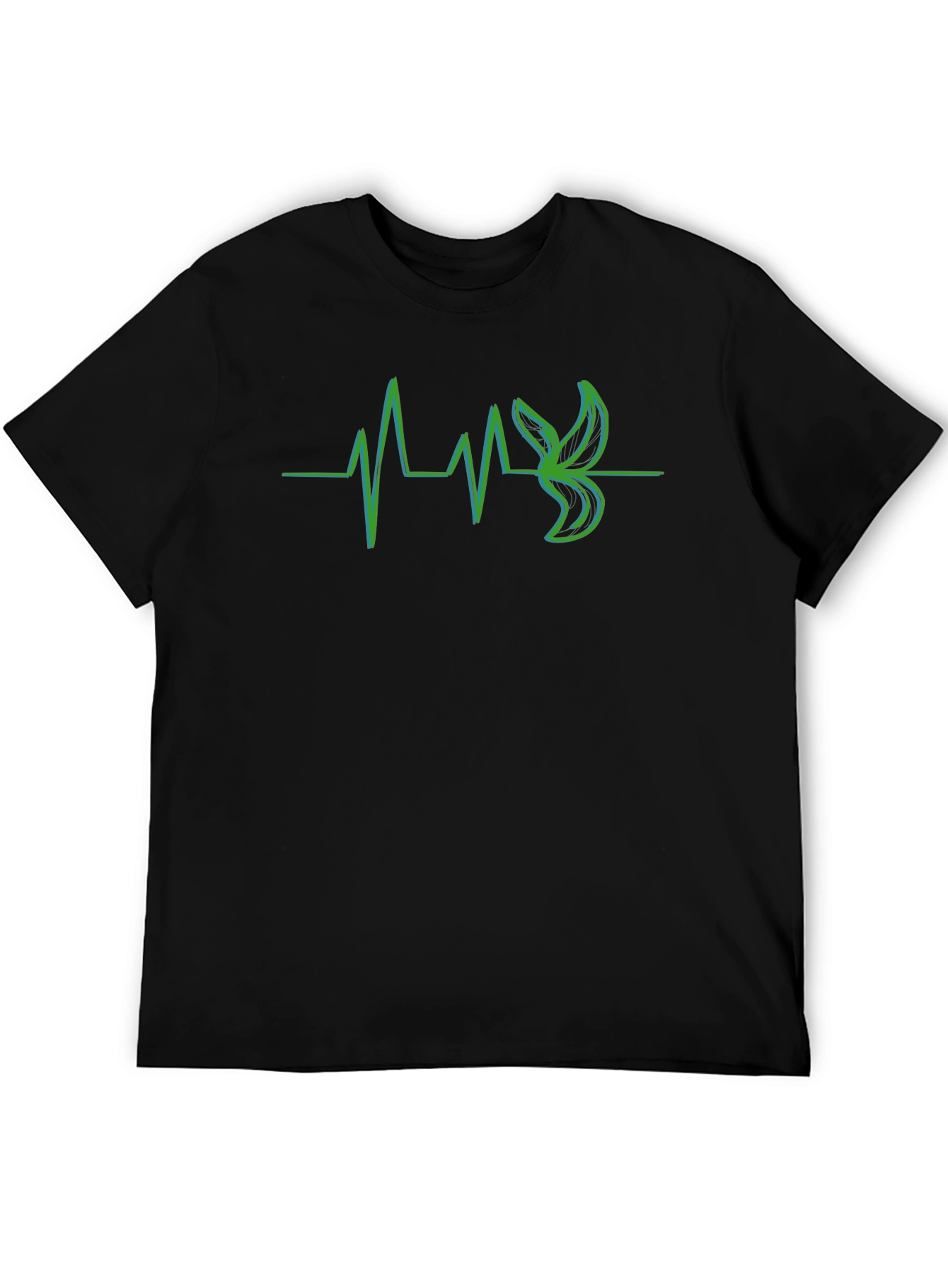 Heartbeat Mermaid Tail Graphic Tee