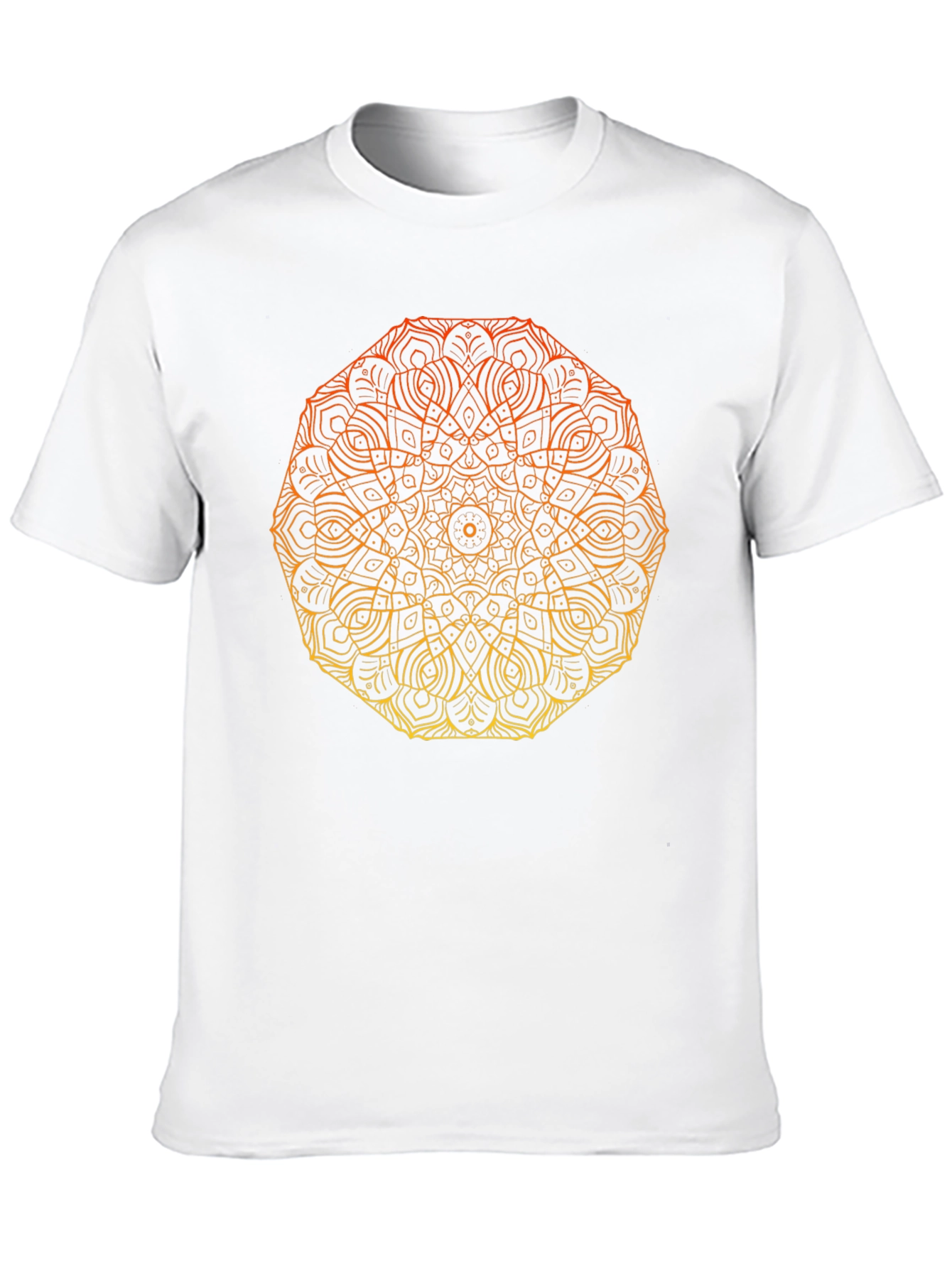 Mandala Graphic Mens Black T-Shirt