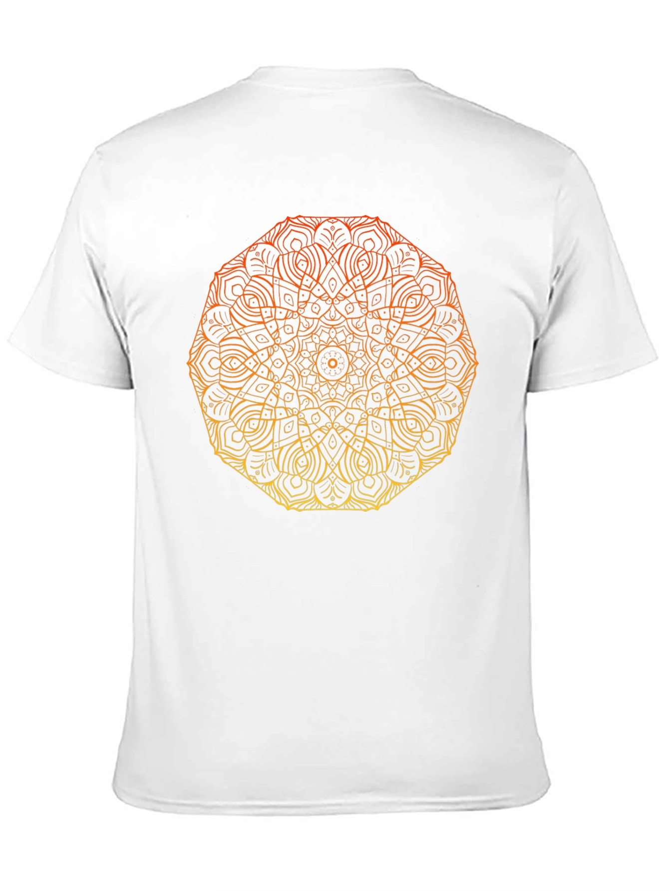 Mandala Graphic Mens Black T-Shirt