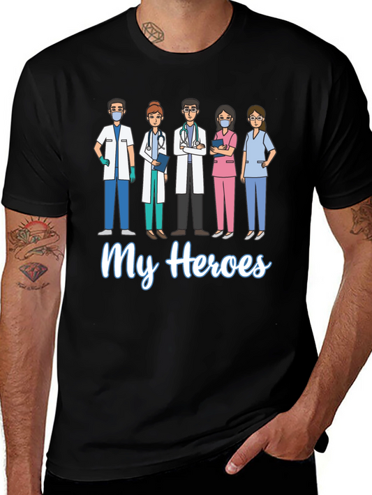 My Heroes Graphic T-Shirt - Essential Worker Appreciation
