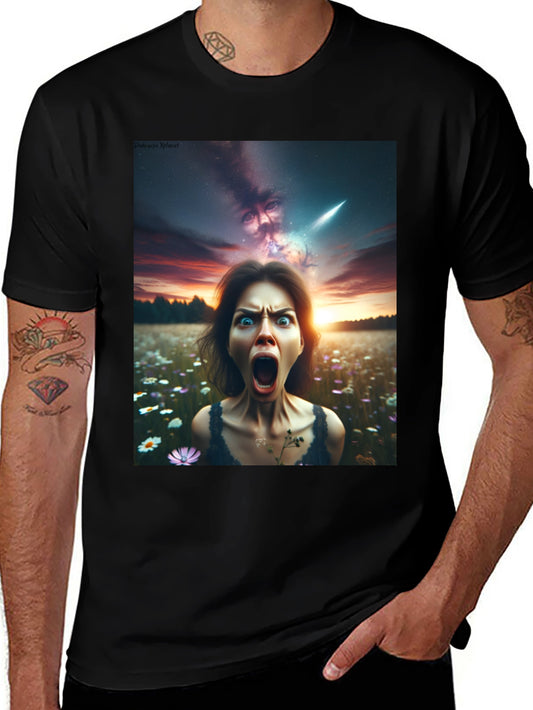 Surreal Horror Graphic Tee - Womens Nightmare T-Shirt