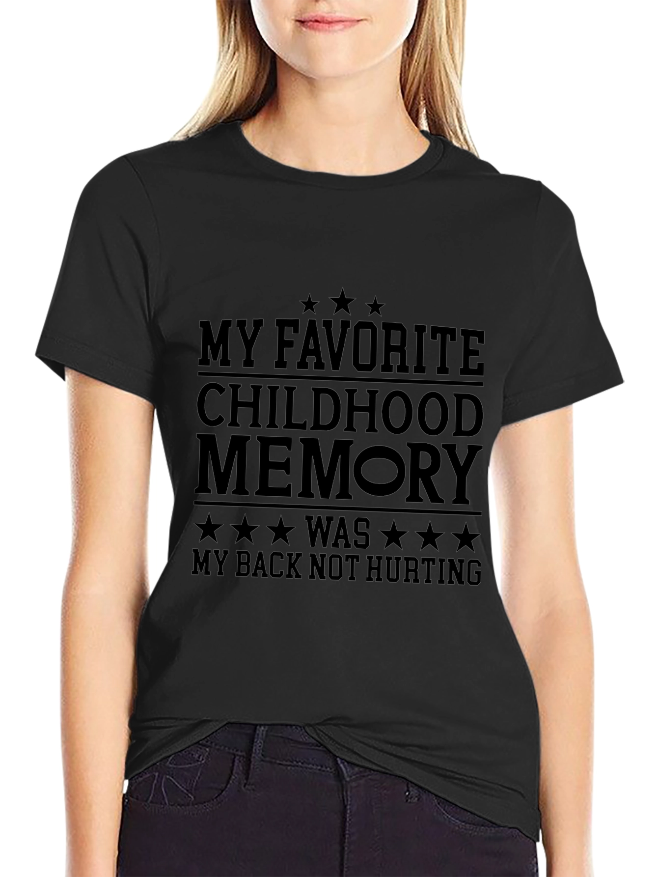 Humorous My Back Not Hurting T-Shirt